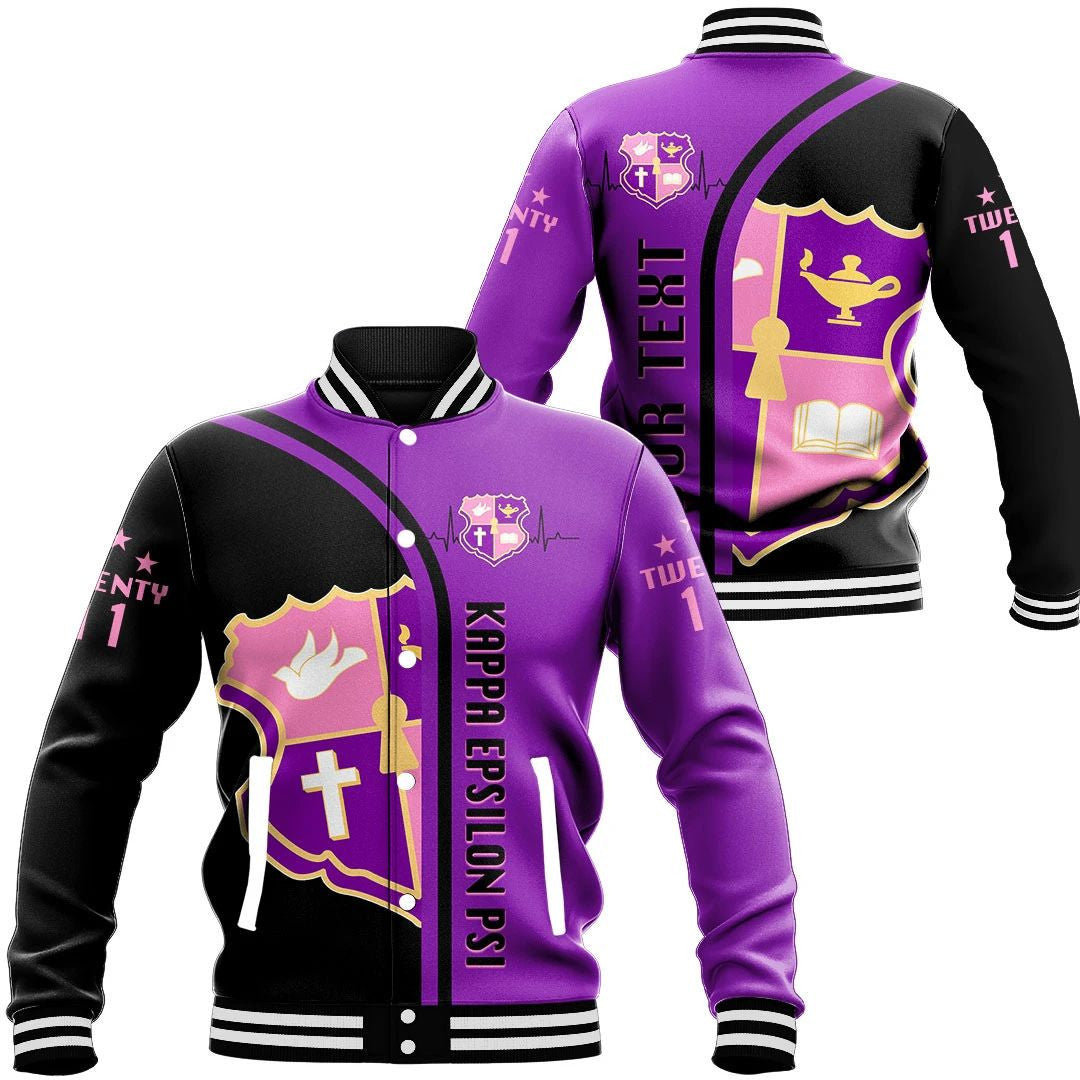 Epsilon Psi In My Heart Baseball Jackets | Africazone.store