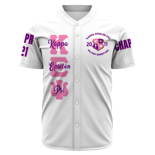 Epsilon Psi (White) Baseball Jerseys | Africazone.store