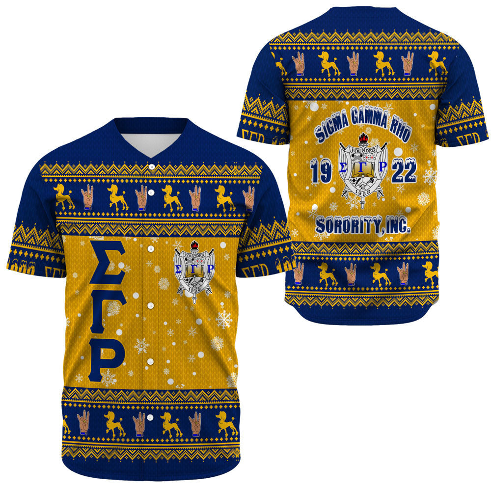 Sigma Gamma Rho Christmas Baseball Jerseys A31 | Africa Zone