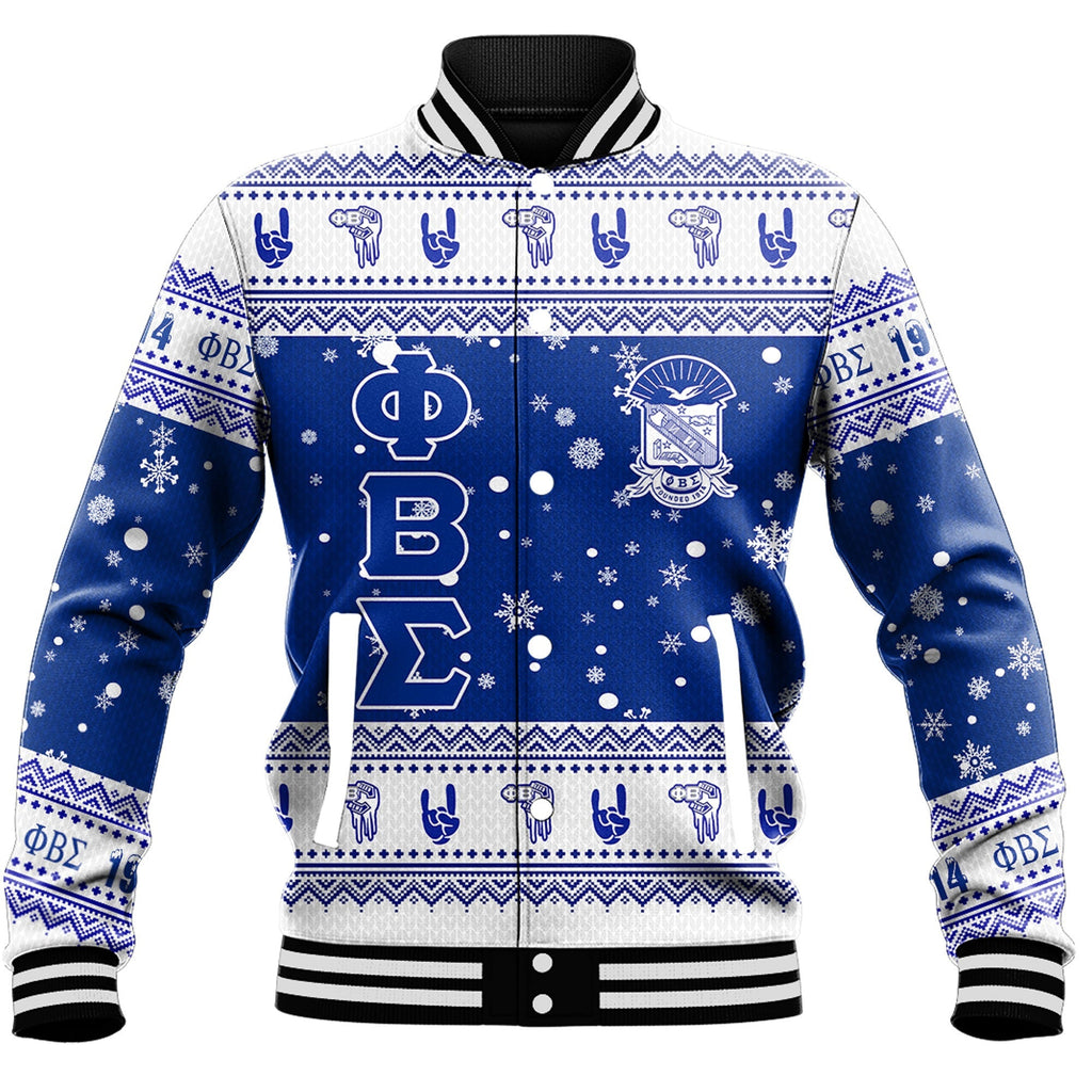 Phi Beta Sigma Christmas Baseball Jackets A31 | Africa Zone