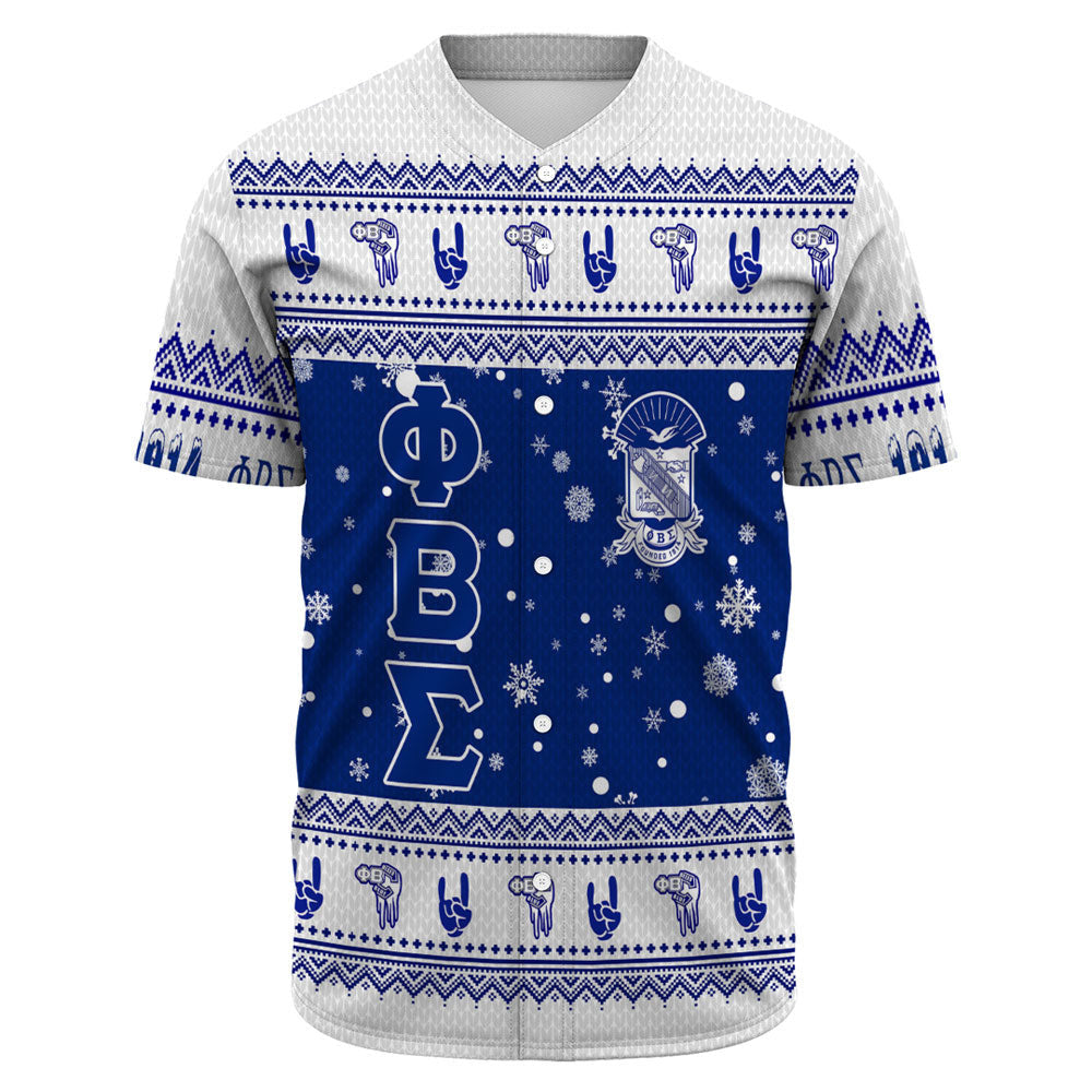 Phi Beta Sigma Christmas Baseball Jerseys A31 | Africa Zone