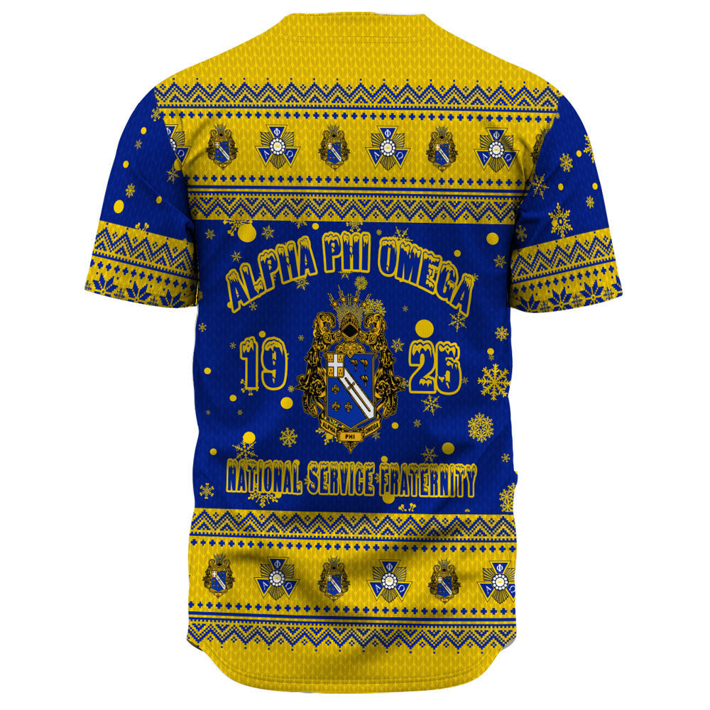 Alpha Phi Omega Christmas Baseball Jerseys A31 | Africa Zone