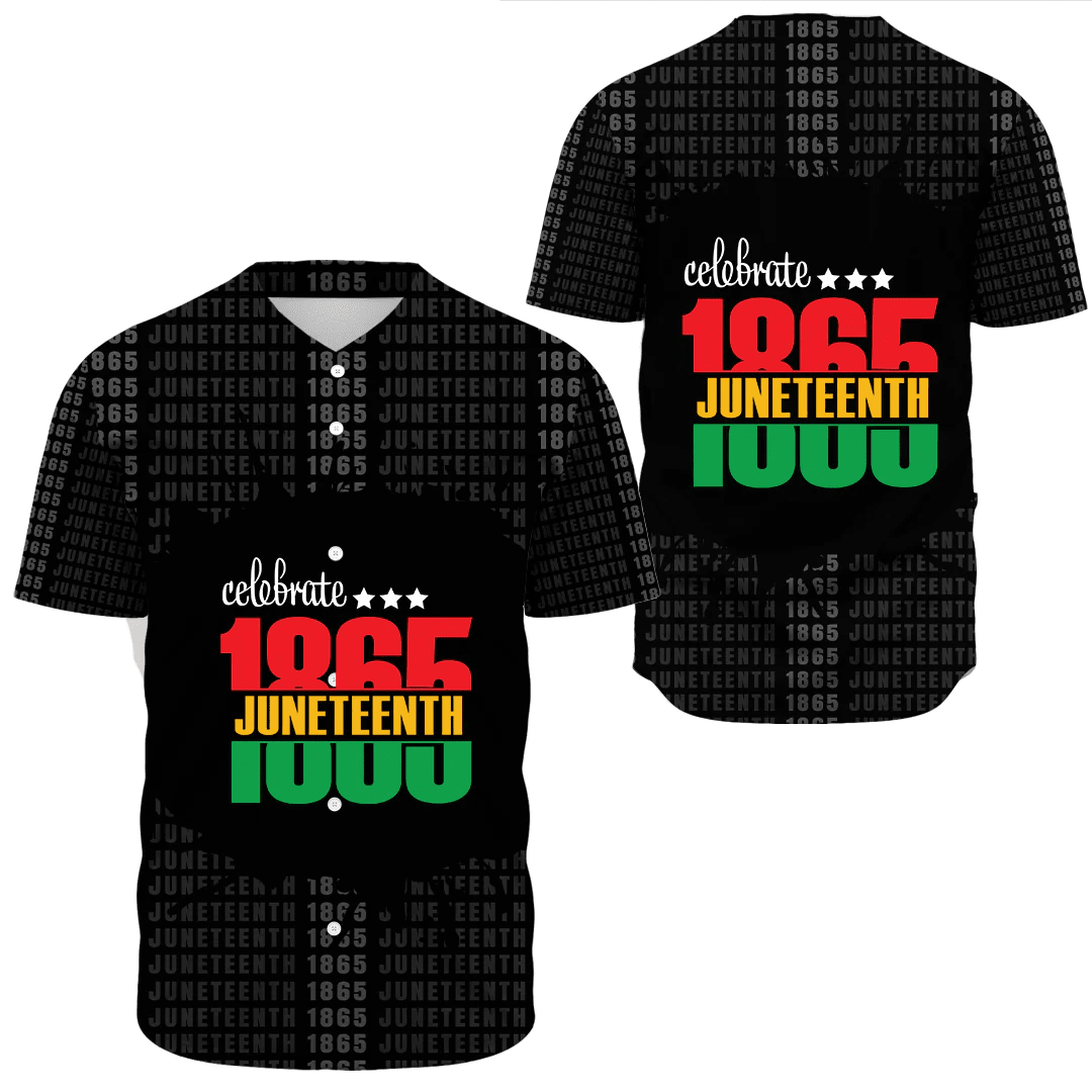 Africa Zone Clothing - Celebrrate 1865 Baseball Jerseys A31