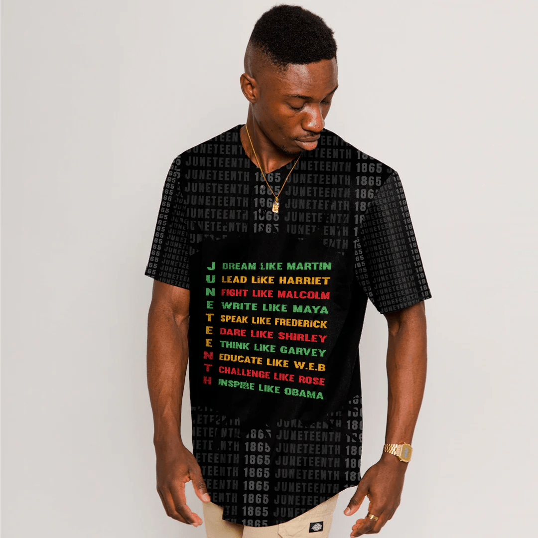 Africa Zone Clothing - Juneteenth Freedom Baseball Jerseys A31