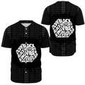 Africa Zone Clothing - Dope Black King Baseball Jerseys A31