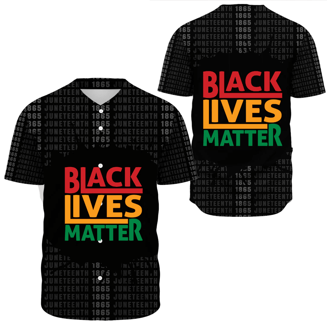 Africa Zone Clothing - Juneteenth 29 Baseball Jerseys A31
