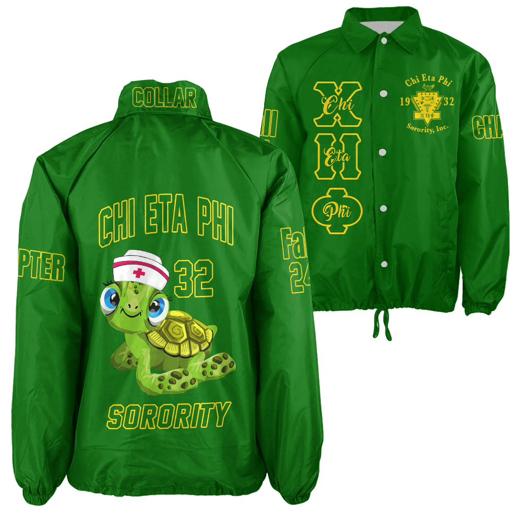 (Custom) Africazone Jacket - Chi Eta Phi Turtle Crossing Jacket A31