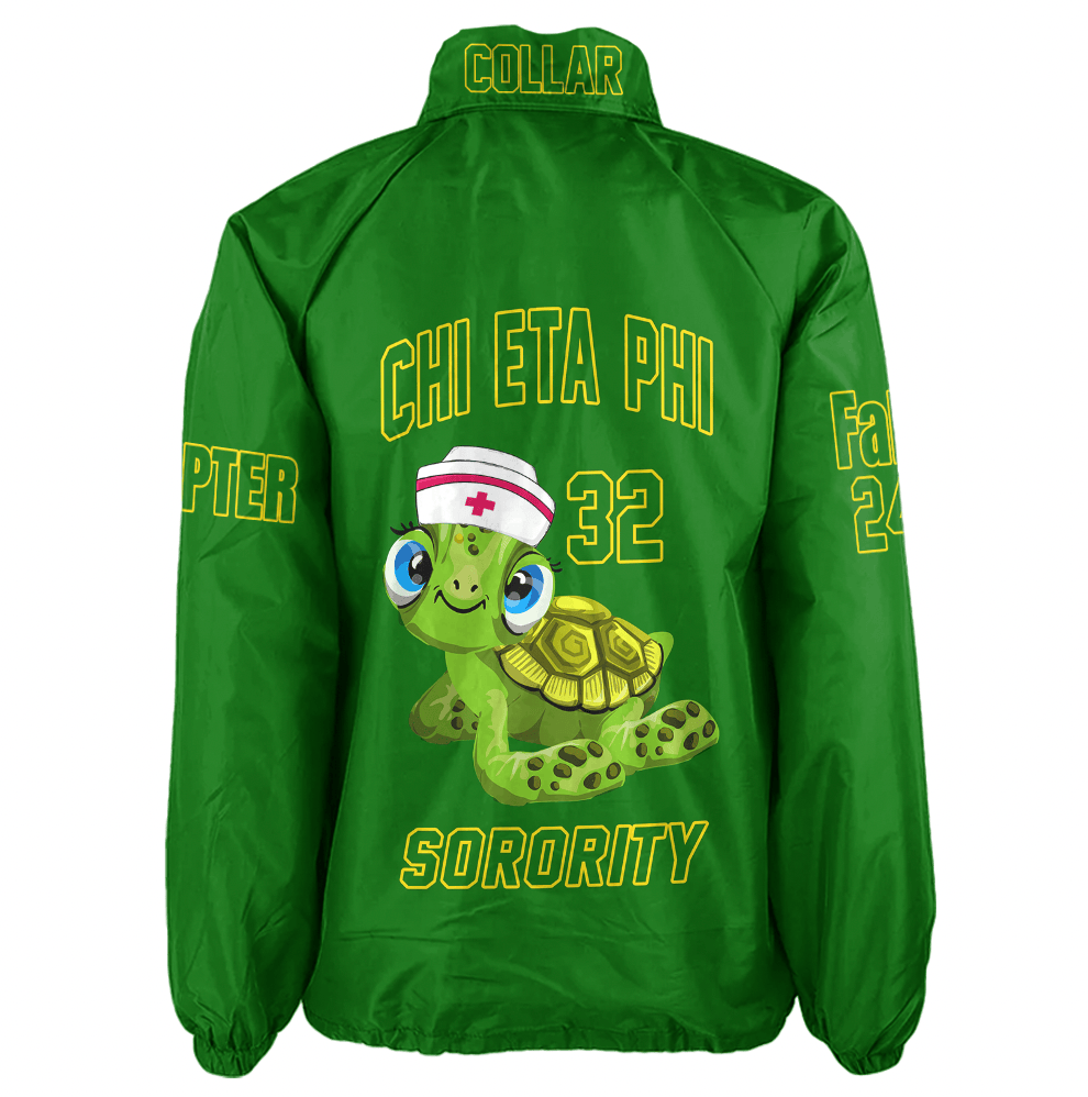 (Custom) Africazone Jacket - Chi Eta Phi Turtle Crossing Jacket A31