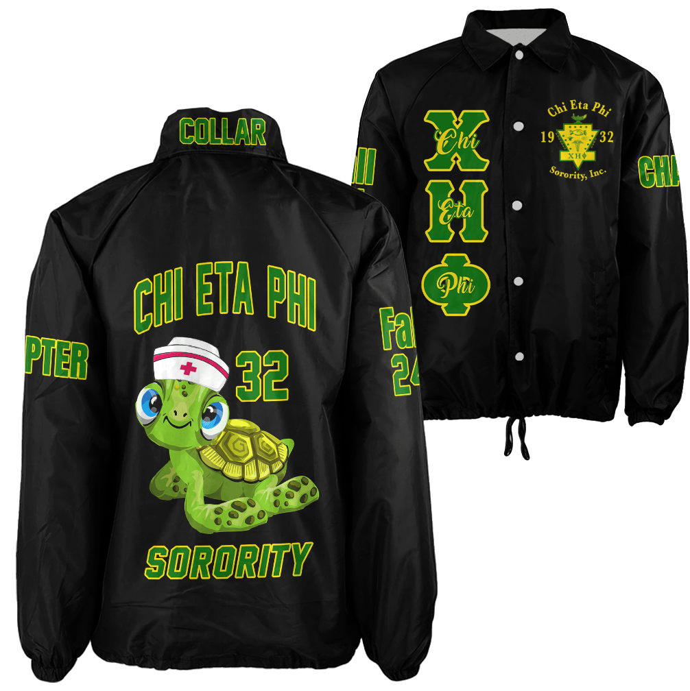 (Custom) Africazone Jacket - Chi Eta Phi Turtle Crossing Jacket A31