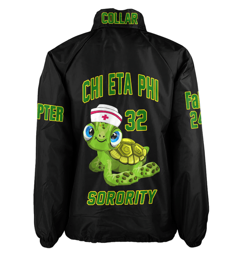 (Custom) Africazone Jacket - Chi Eta Phi Turtle Crossing Jacket A31