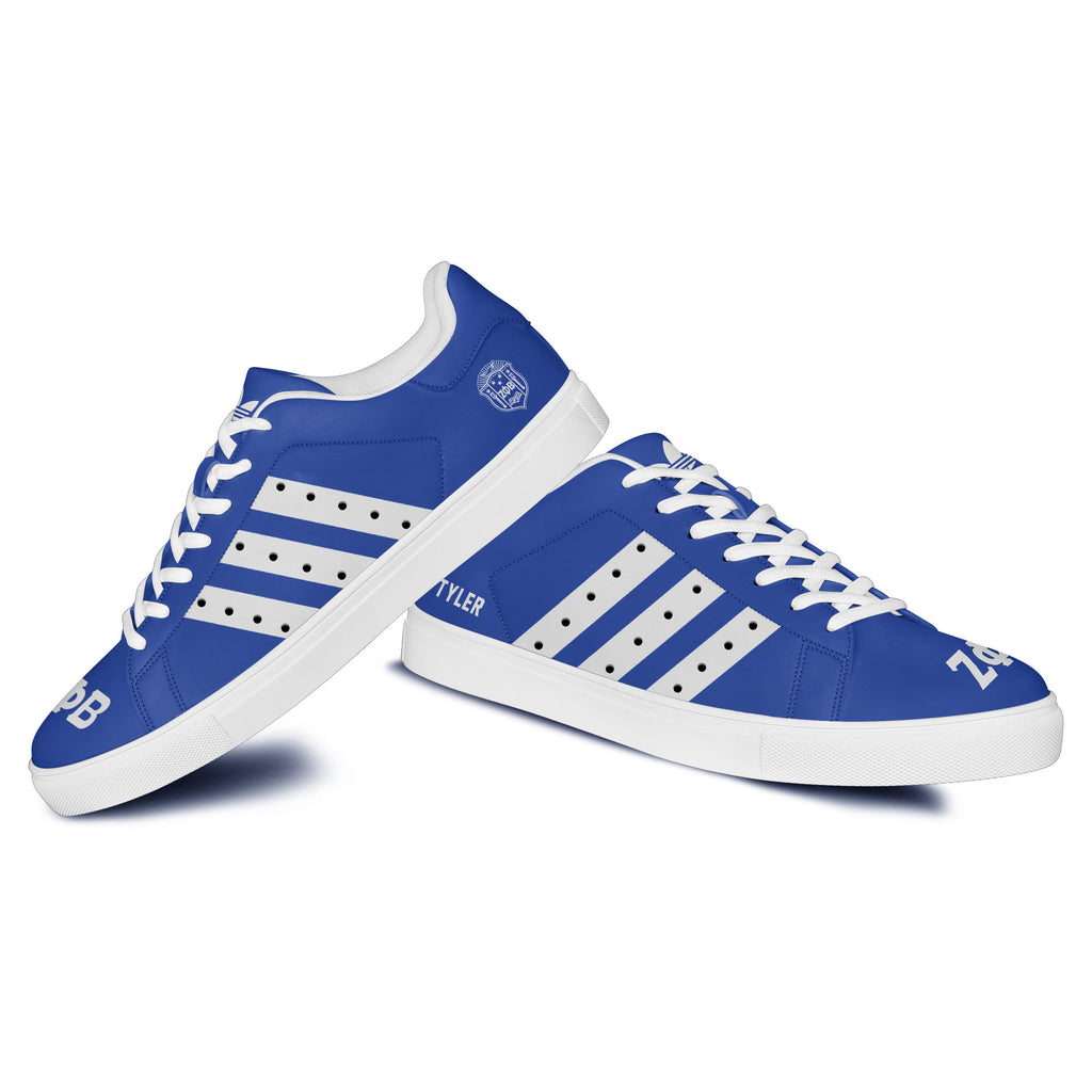 (Personalized) Zeta Phi Beta Sorority Genuine Leather Shoes
