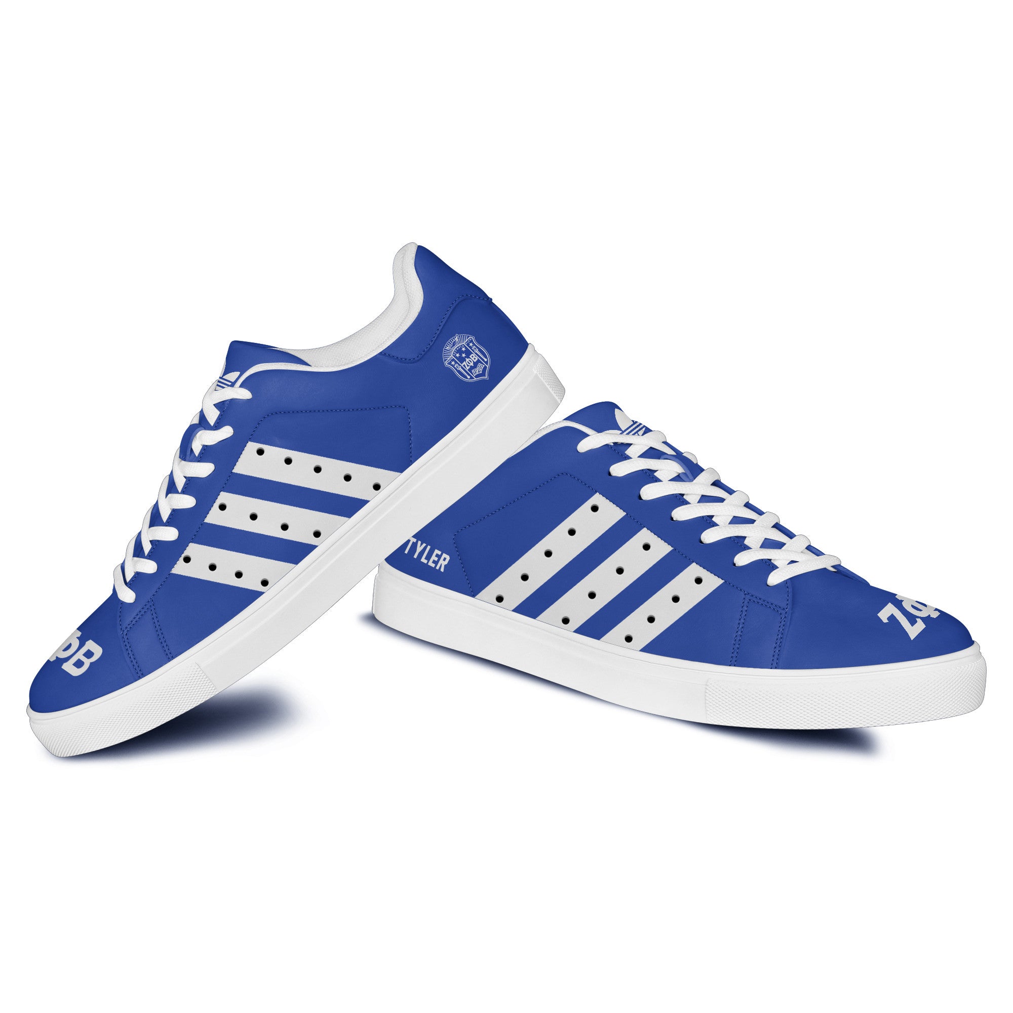 (Personalized) Zeta Phi Beta Sorority Genuine Leather Shoes