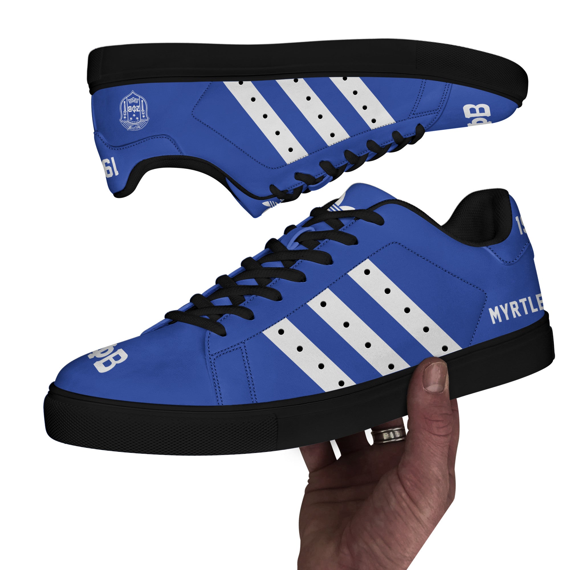 (Personalized) Zeta Phi Beta Sorority Genuine Leather Shoes