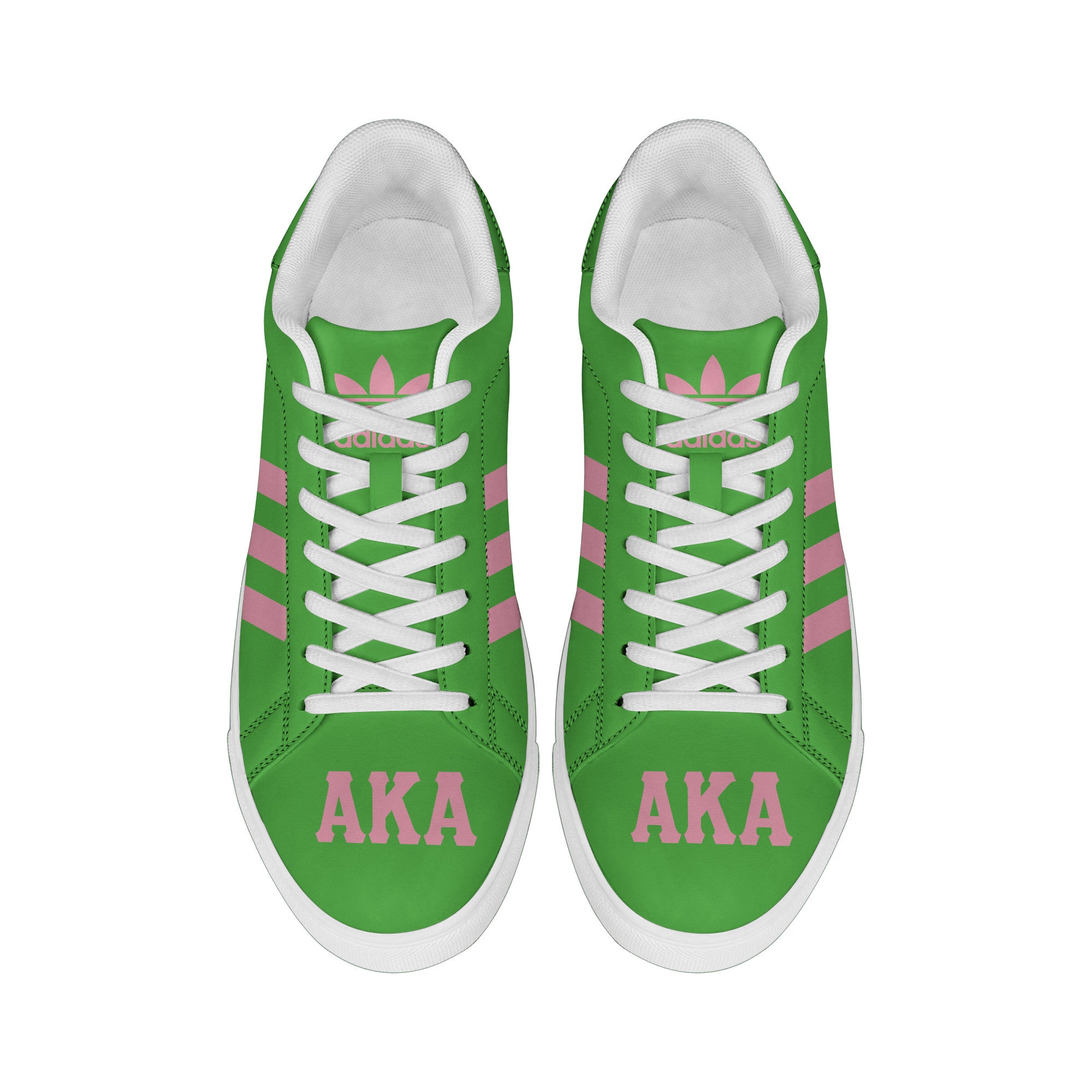 (Personalized) Alpha Kappa Alpha Sorority Genuine Leather Shoes