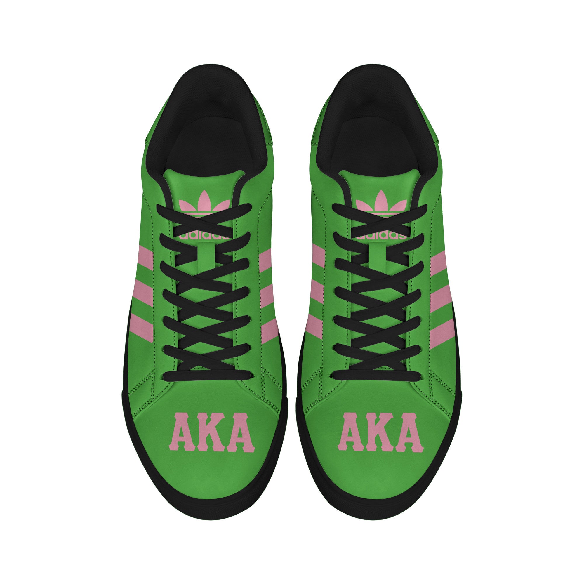 (Personalized) Alpha Kappa Alpha Sorority Genuine Leather Shoes