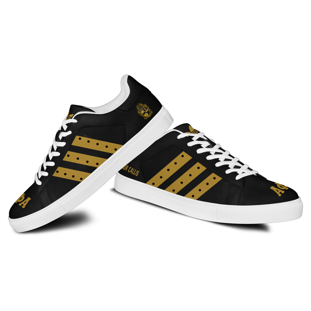 (Personalized) Alpha Phi Alpha Fraternity Genuine Leather Shoes