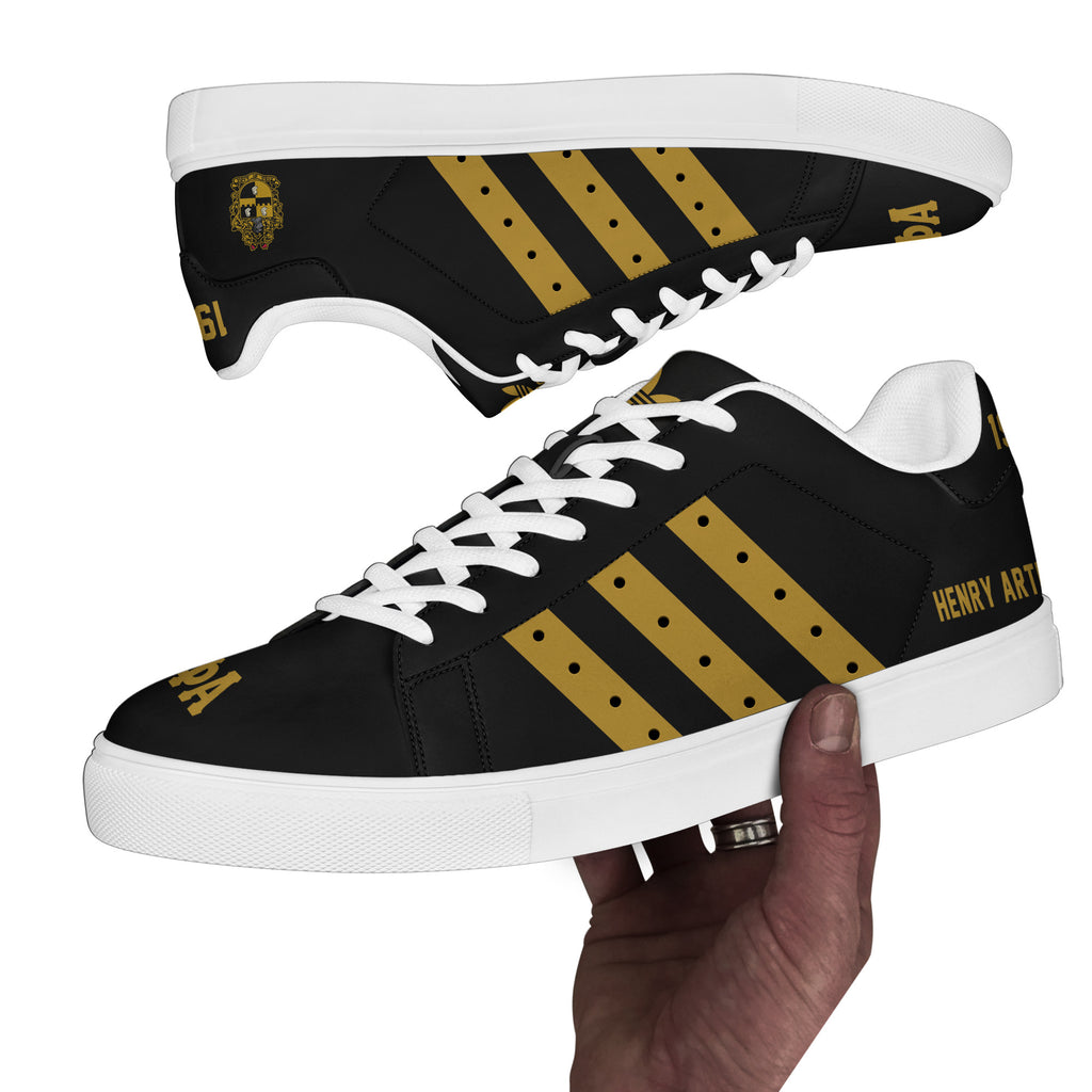 (Personalized) Alpha Phi Alpha Fraternity Genuine Leather Shoes