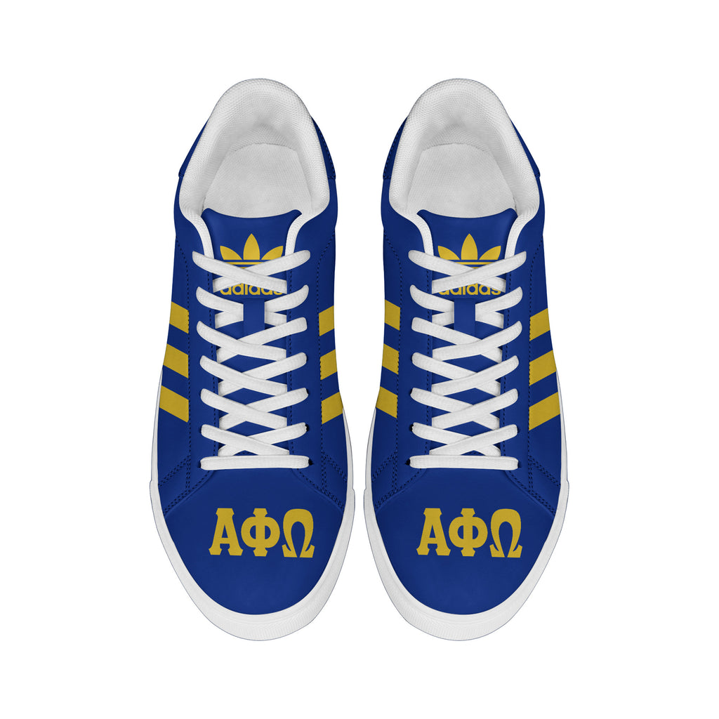 (Personalized) Alpha Phi Omega Genuine Leather Shoes