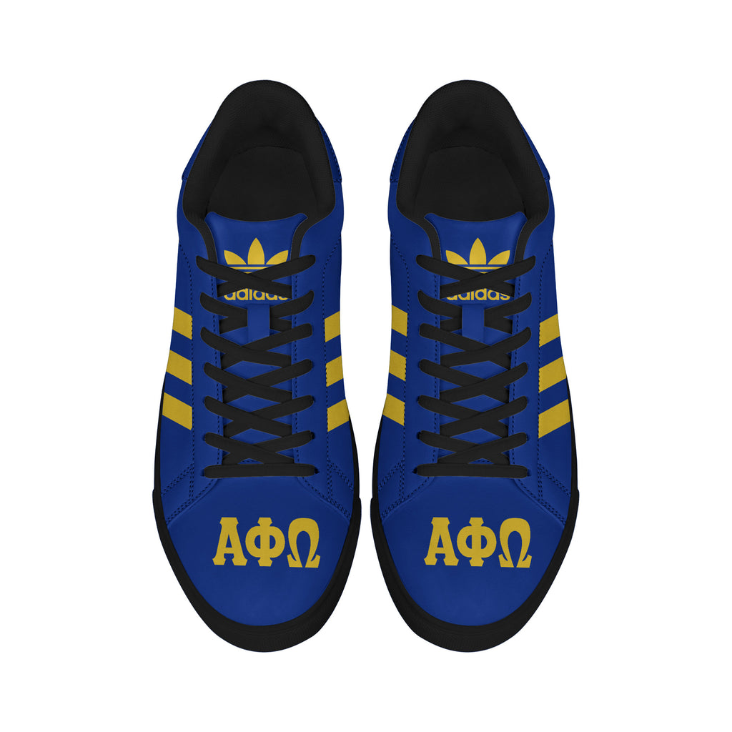 (Personalized) Alpha Phi Omega Genuine Leather Shoes