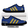 (Personalized) Alpha Phi Omega Genuine Leather Shoes