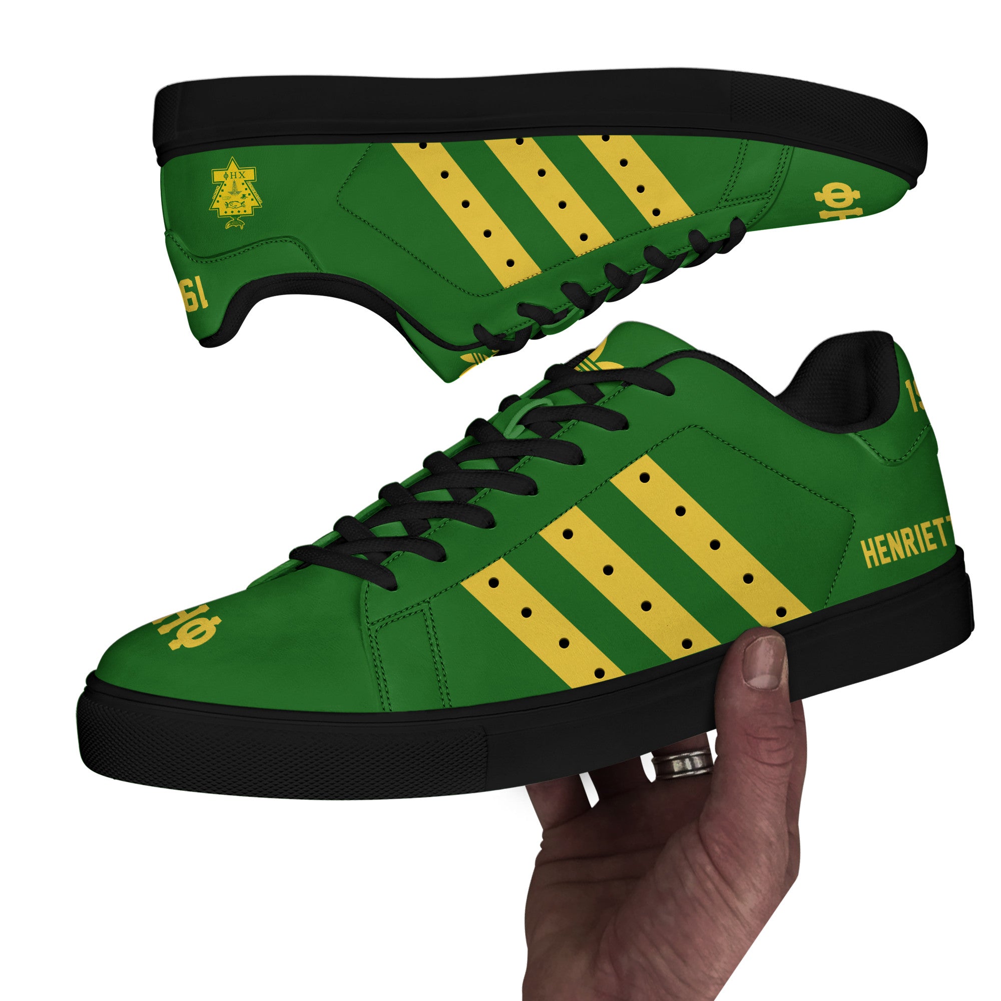 (Personalized) Chi Eta Phi Sorority Genuine Leather Shoes