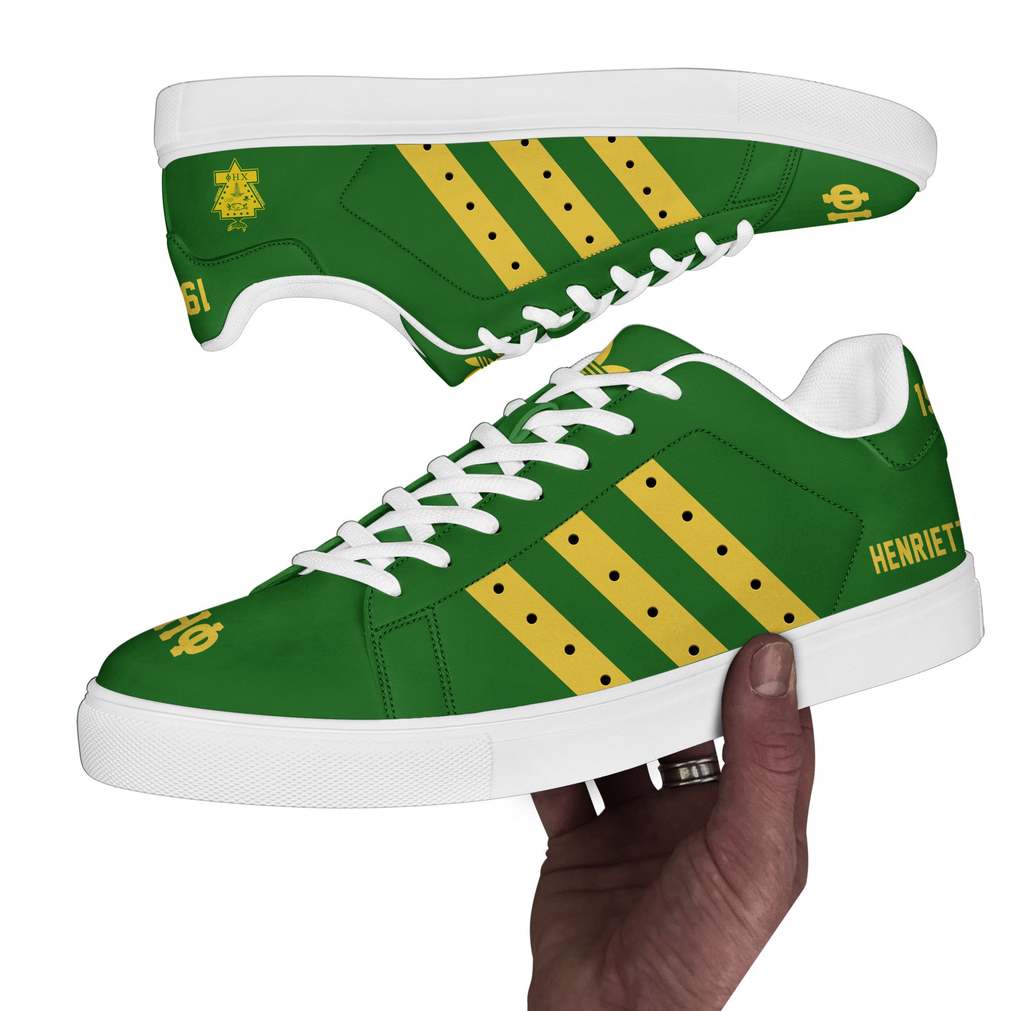 (Personalized) Chi Eta Phi Sorority Genuine Leather Shoes