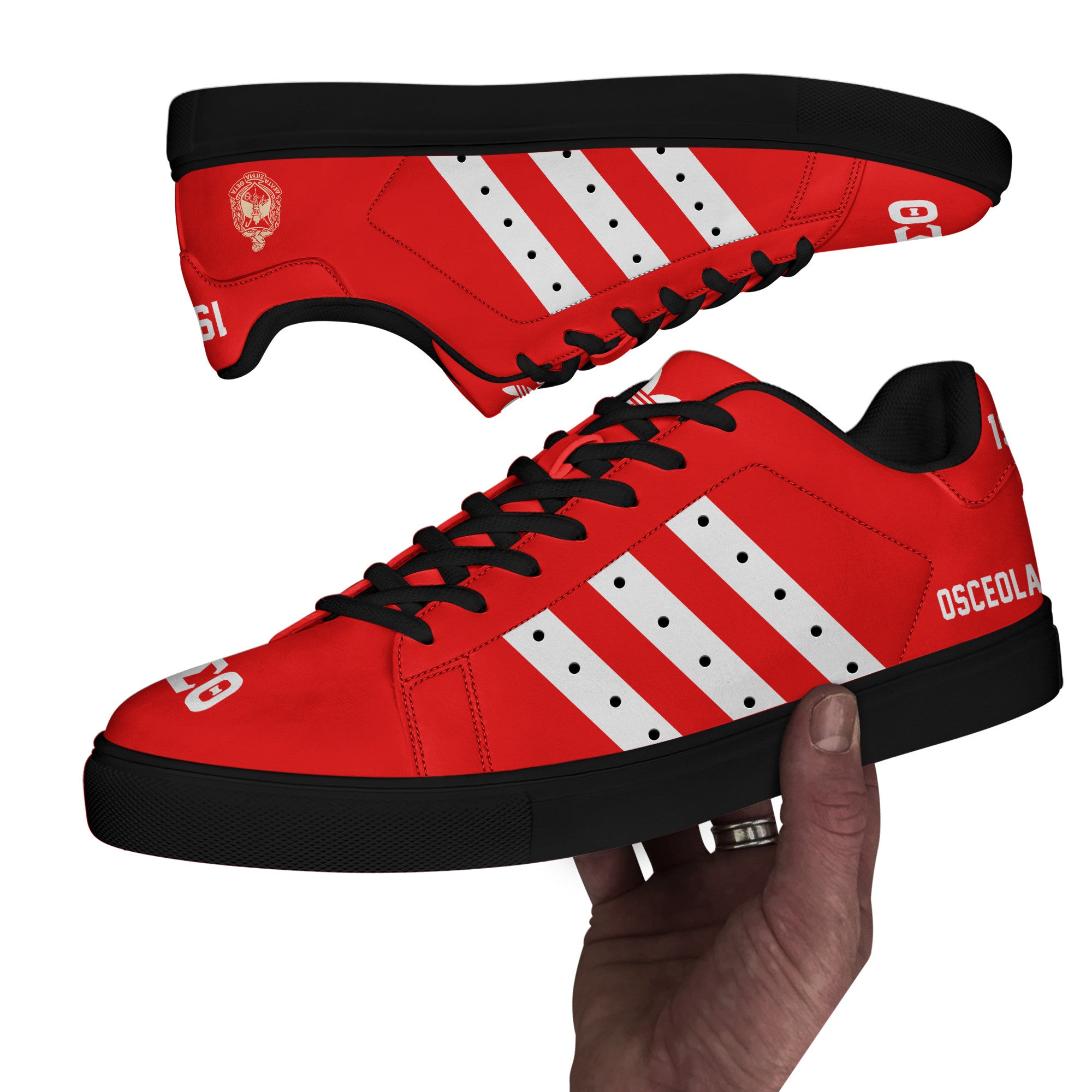 (Personalized) Delta Sigma Theta Sorority Genuine Leather Shoes