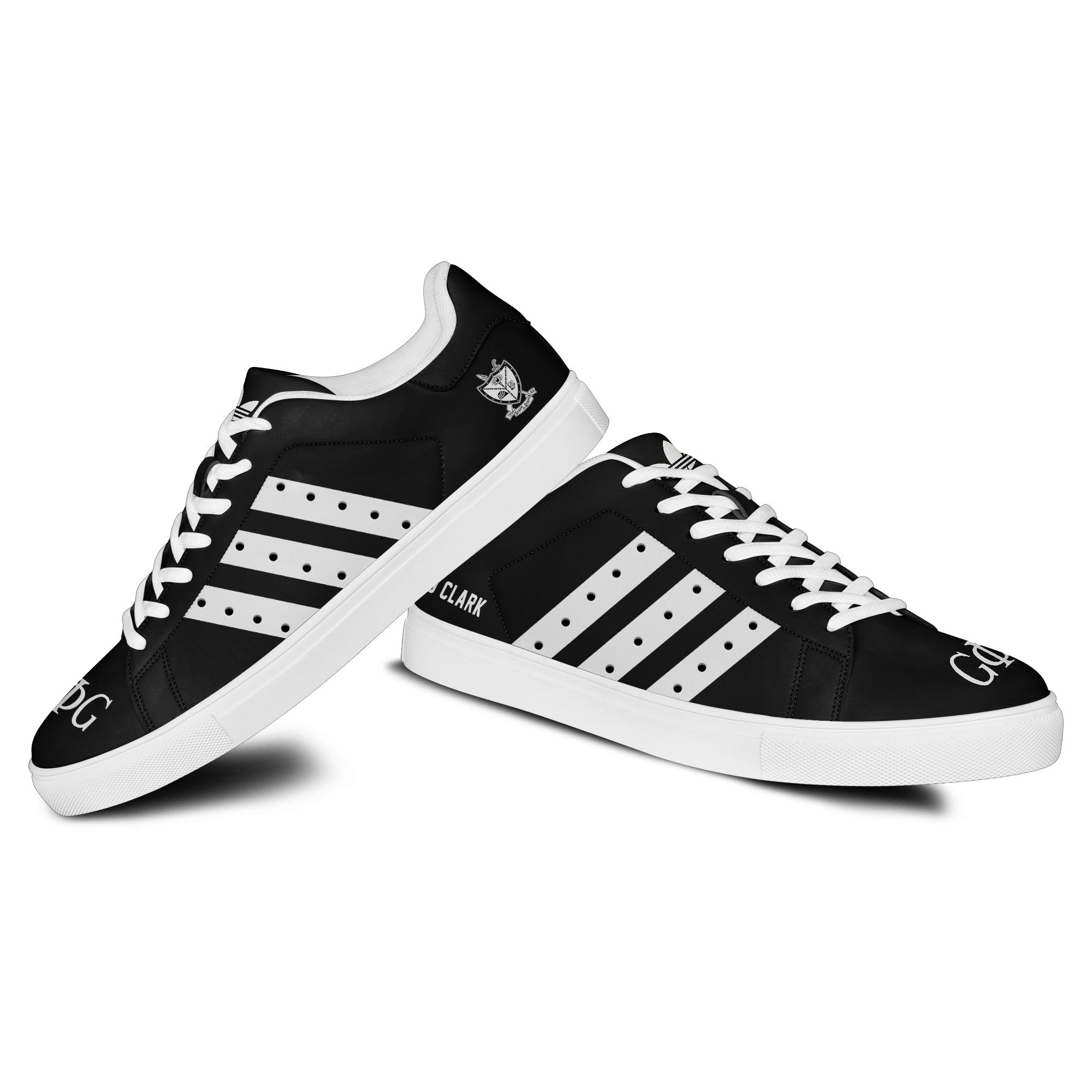 (Personalized) Groove Phi Groove Social Fellowship Genuine Leather Shoes