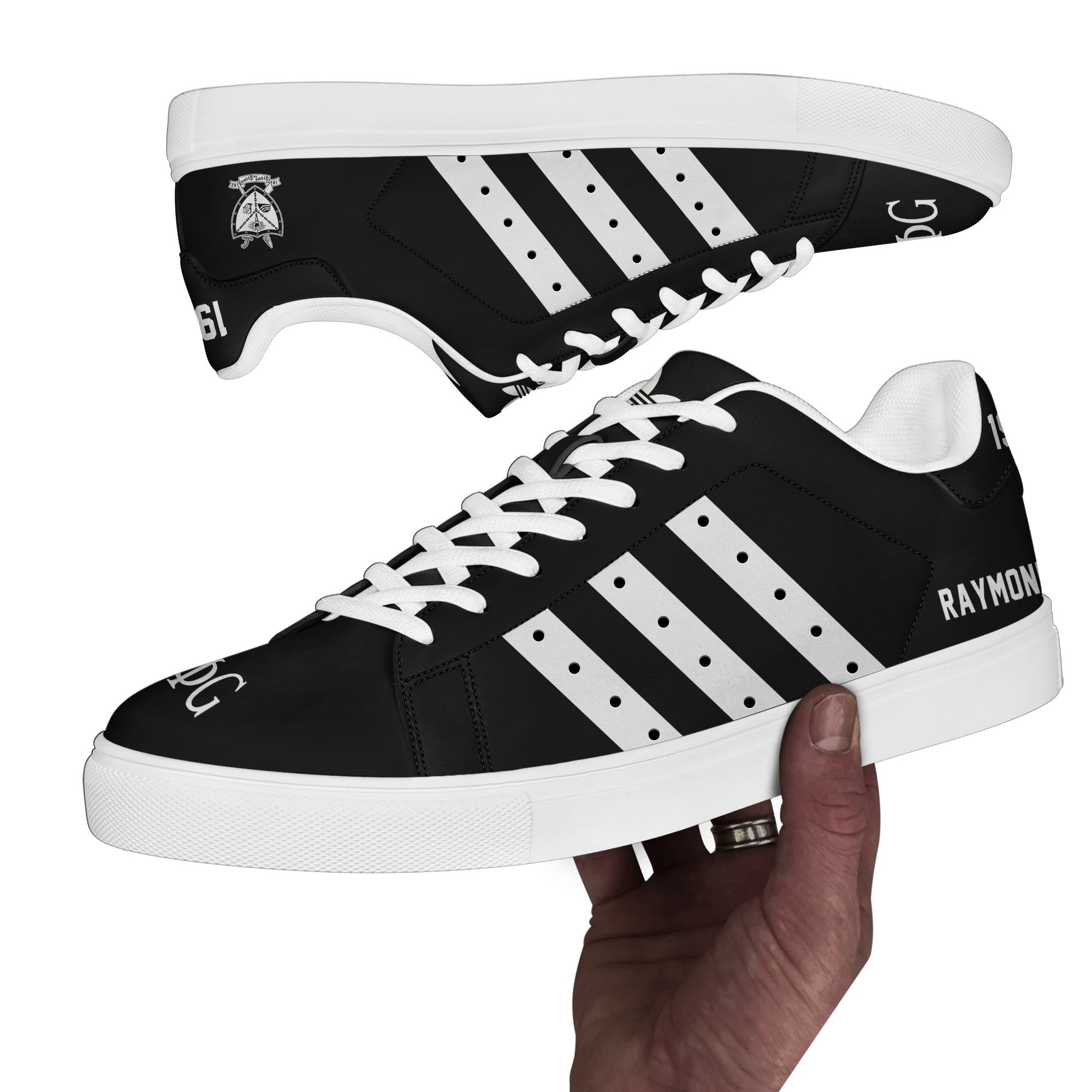 (Personalized) Groove Phi Groove Social Fellowship Genuine Leather Shoes