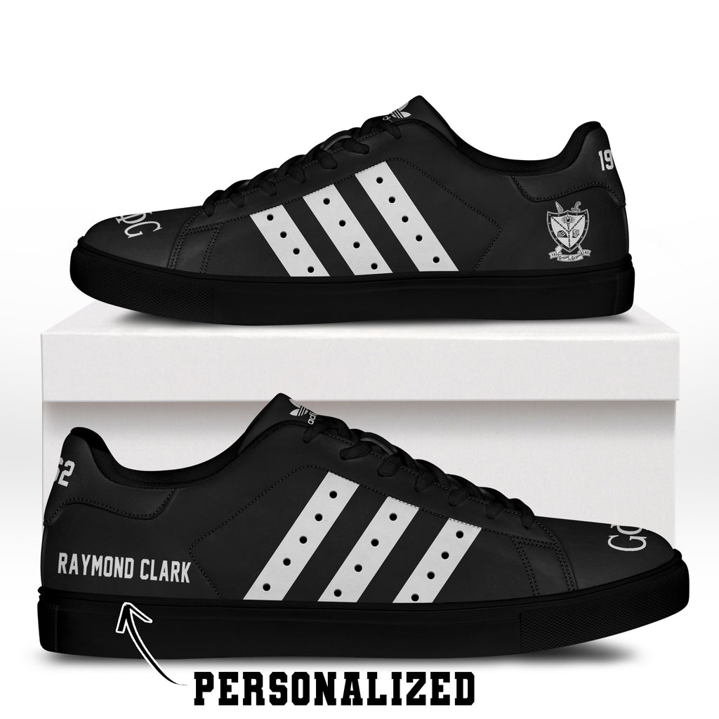 (Personalized) Groove Phi Groove Social Fellowship Genuine Leather Shoes