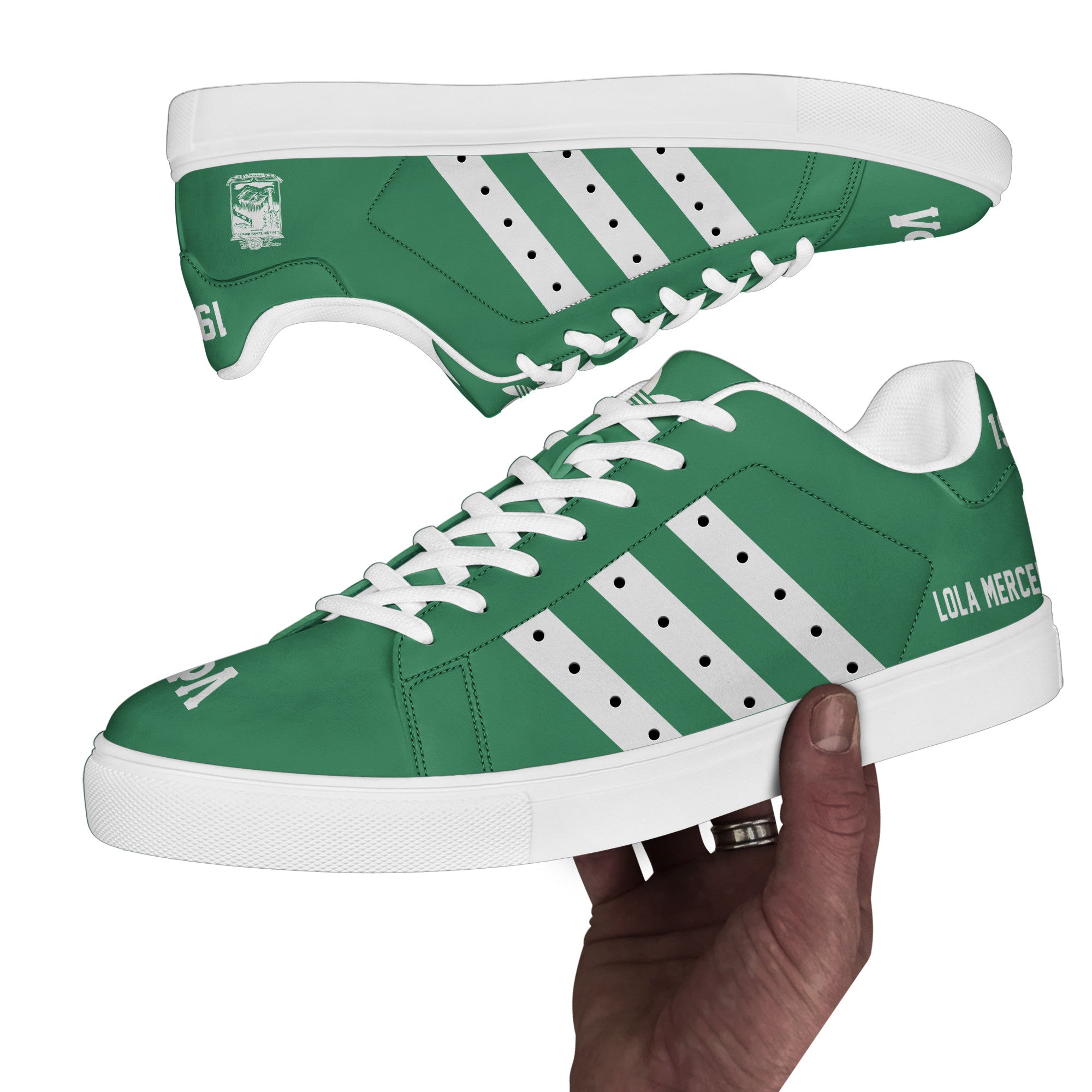 (Personalized) Iota Phi Lambda Sorority Genuine Leather Shoes