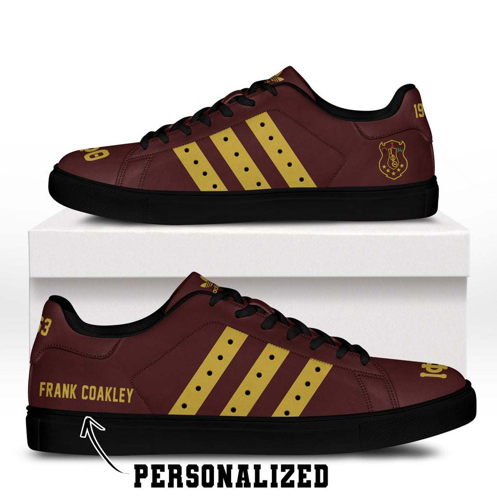 (Personalized) Iota Phi Theta Fraternity Genuine Leather Shoes