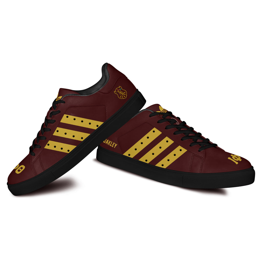 (Personalized) Iota Phi Theta Fraternity Genuine Leather Shoes