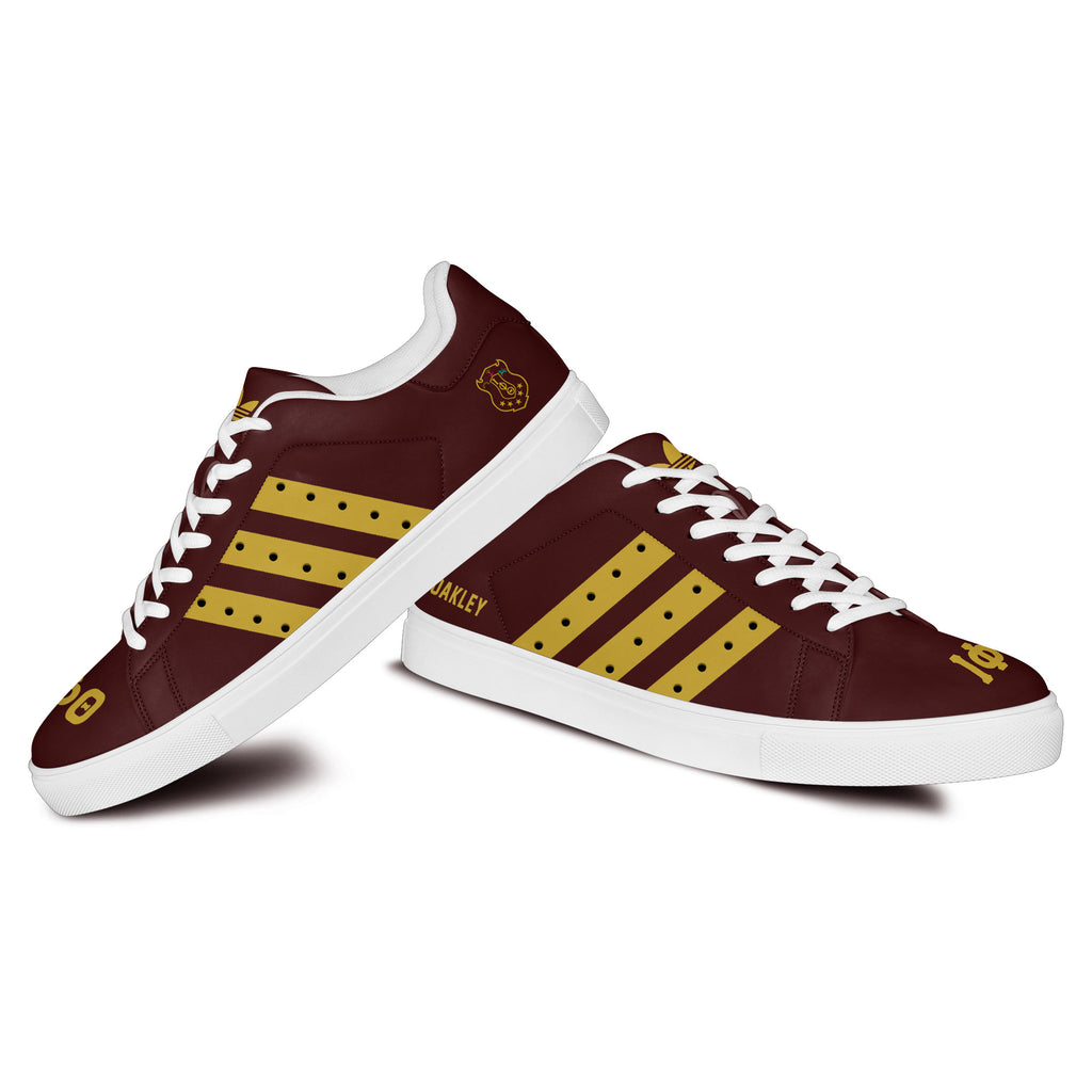 (Personalized) Iota Phi Theta Fraternity Genuine Leather Shoes