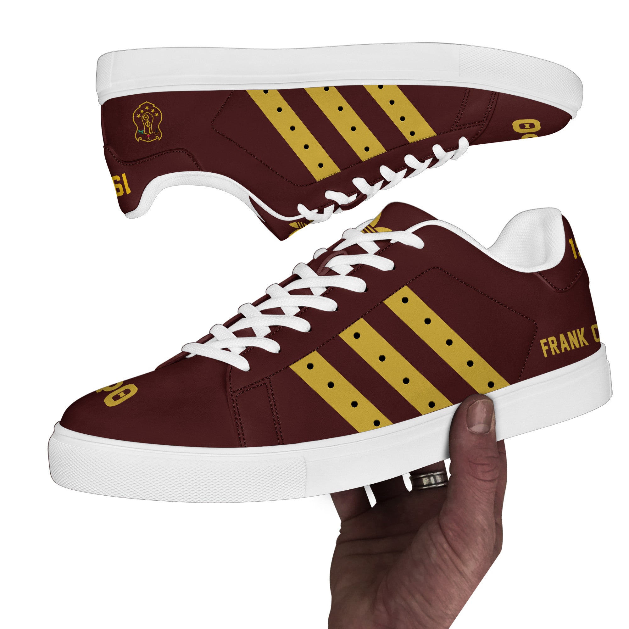 (Personalized) Iota Phi Theta Fraternity Genuine Leather Shoes