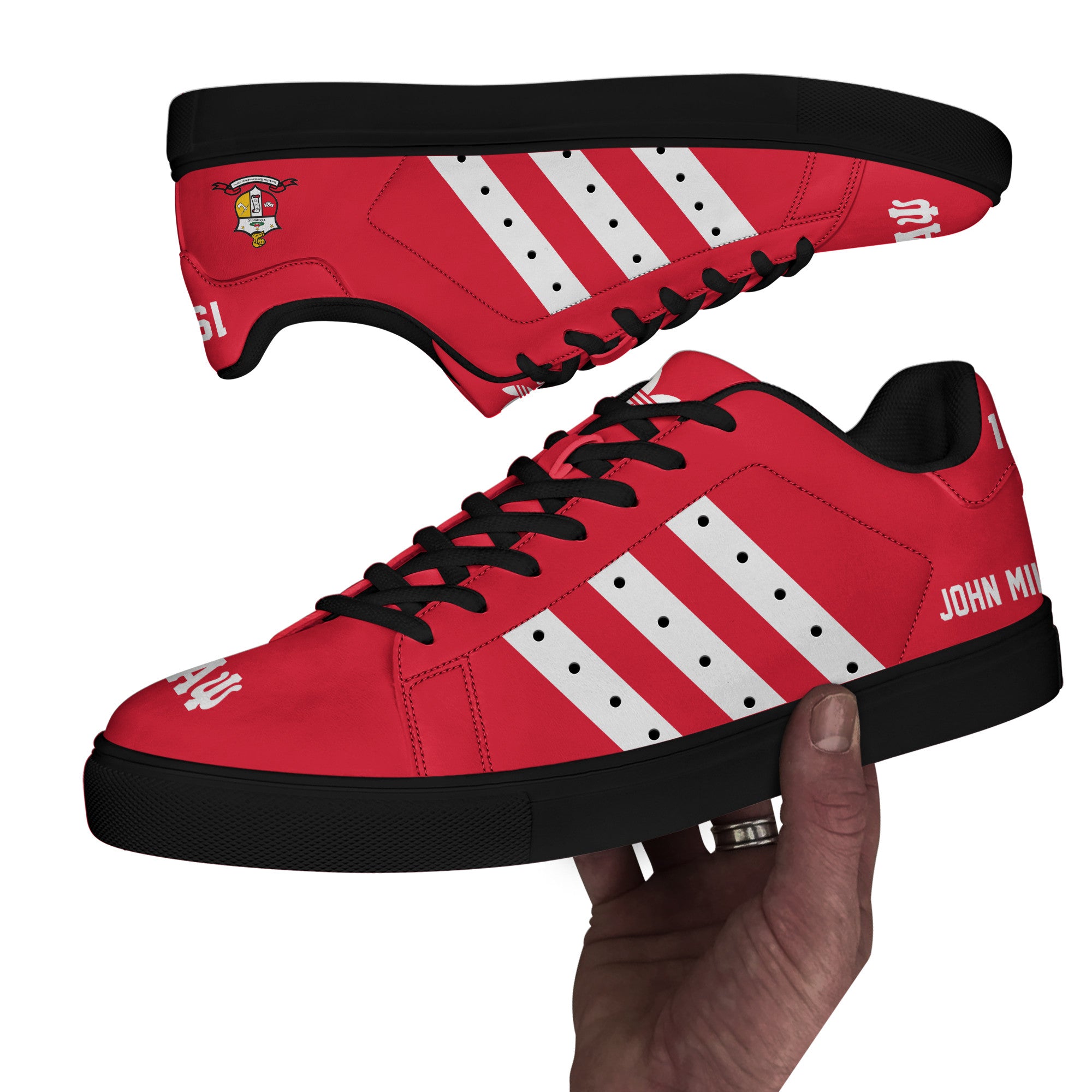 (Personalized) Kappa Alpha Psi Fraternity Genuine Leather Shoes