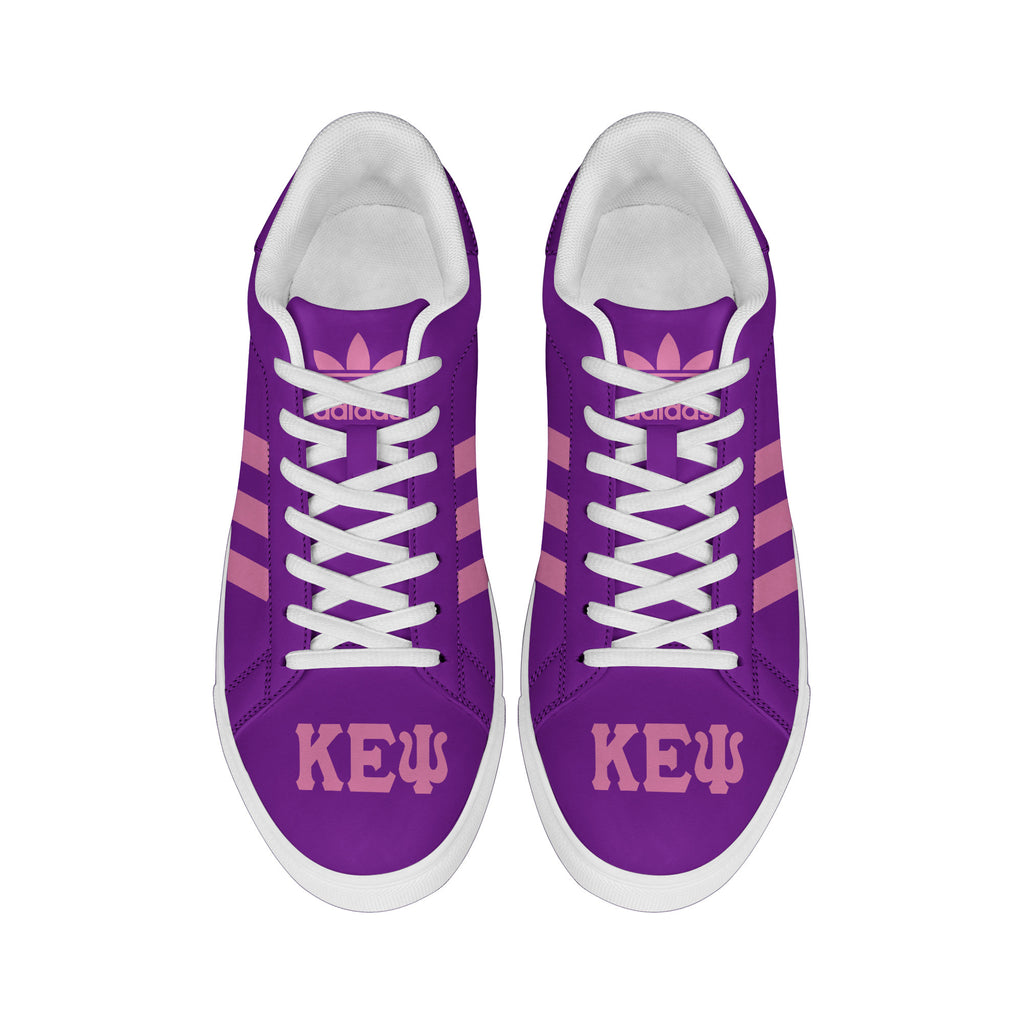 (Personalized) Kappa Epsilon Psi Military Sorority Genuine Leather Shoes