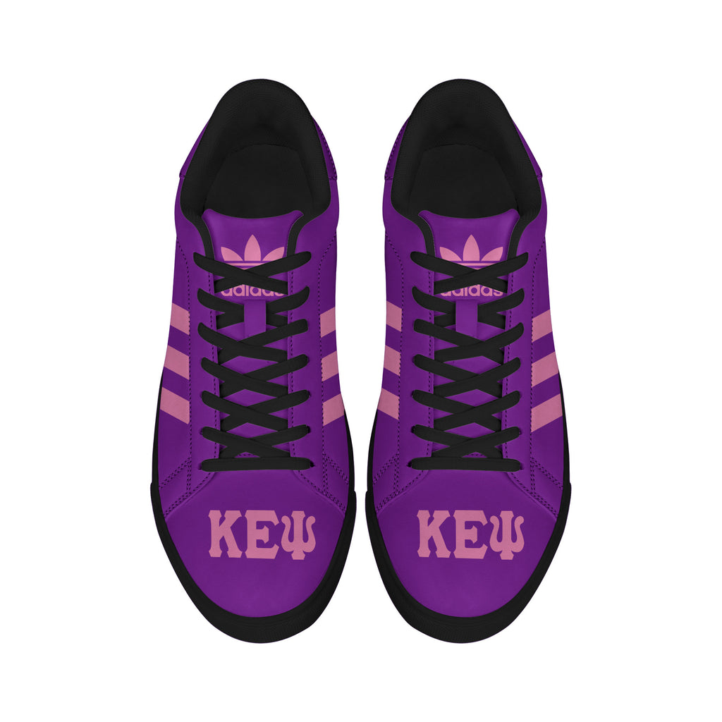 (Personalized) Kappa Epsilon Psi Military Sorority Genuine Leather Shoes