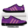 (Personalized) Kappa Epsilon Psi Military Sorority Genuine Leather Shoes
