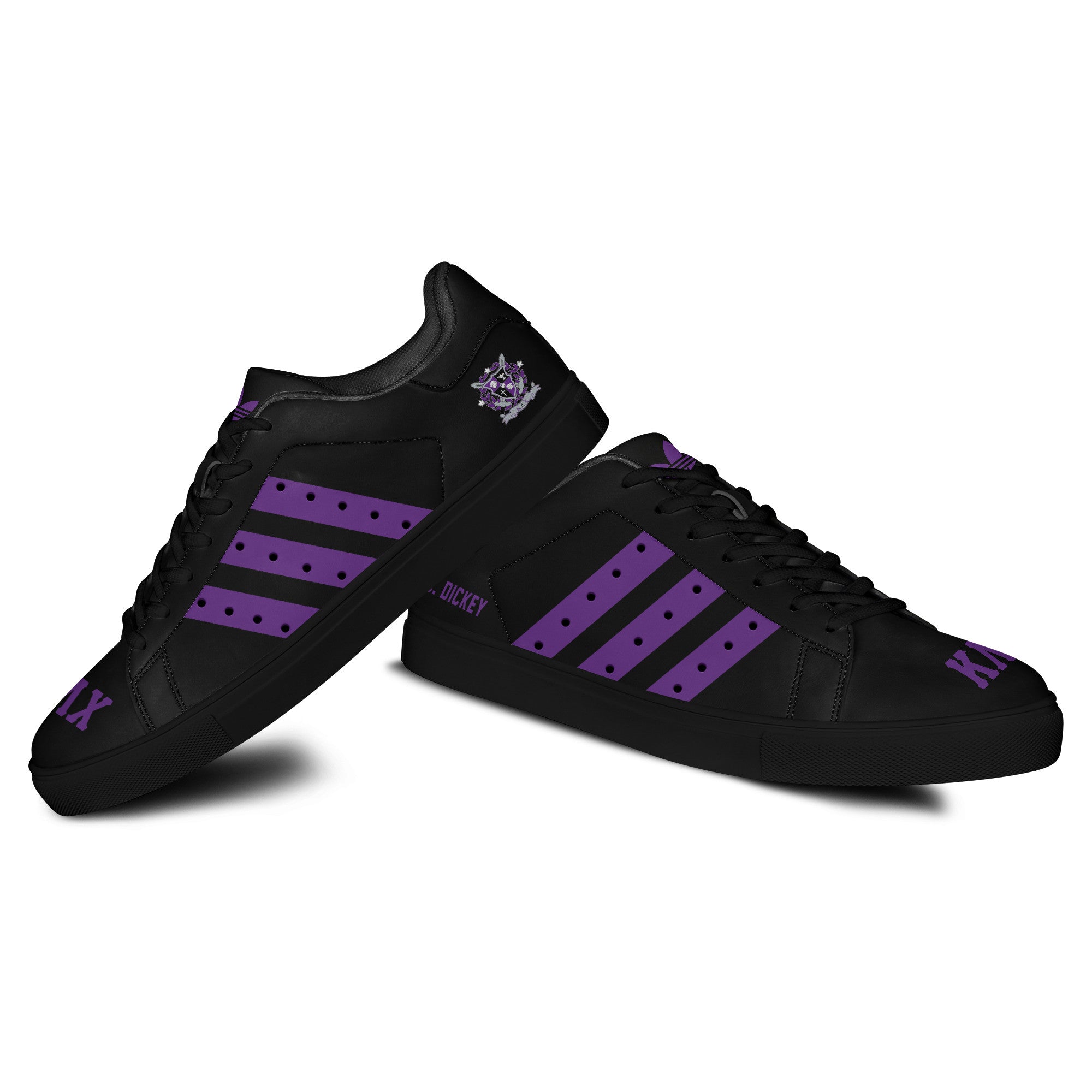 (Personalized) Kappa Lambda Chi Military Fraternity Genuine Leather Shoes