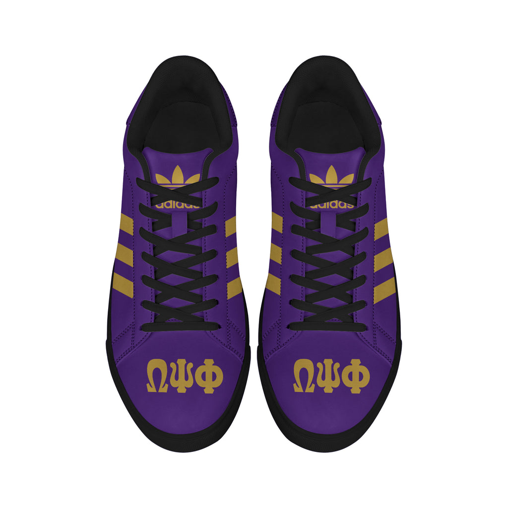 (Personalized) Omega Psi Phi Fraternity Genuine Leather Shoes