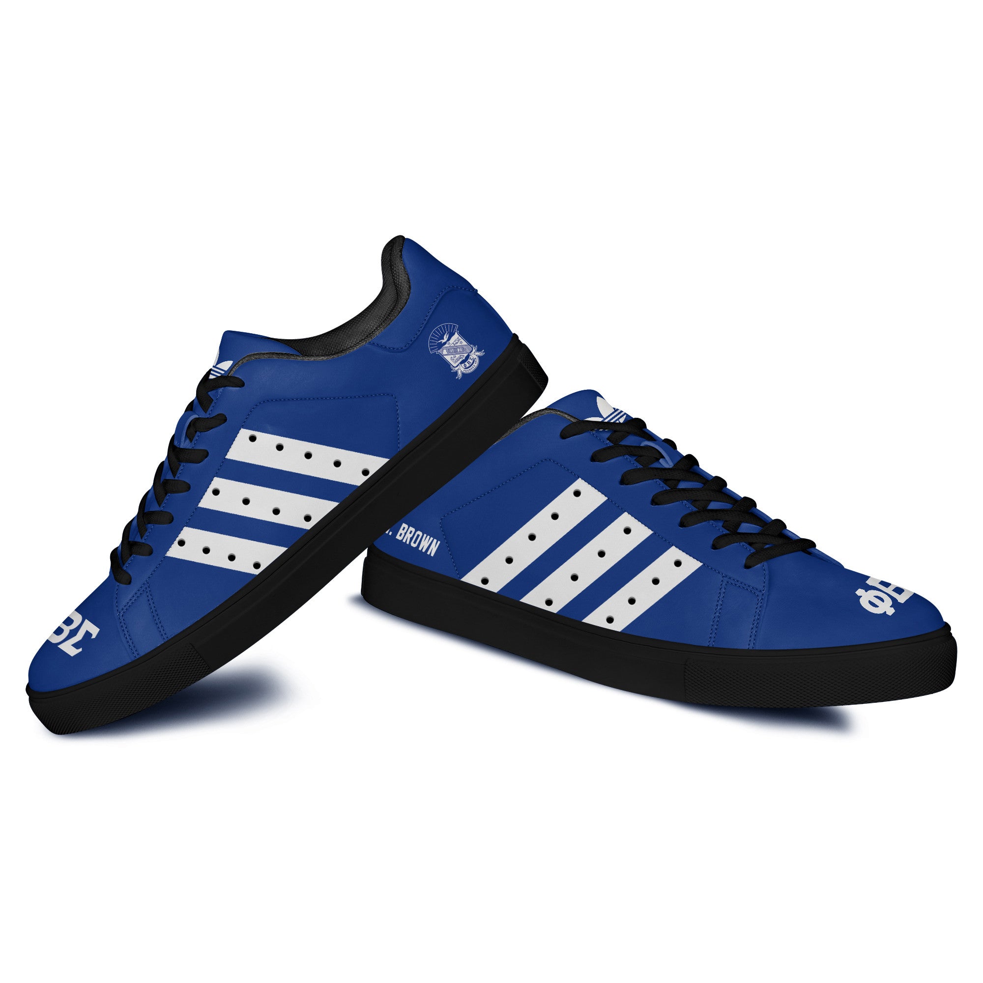(Personalized) Phi Beta Sigma Fraternity Genuine Leather Shoes