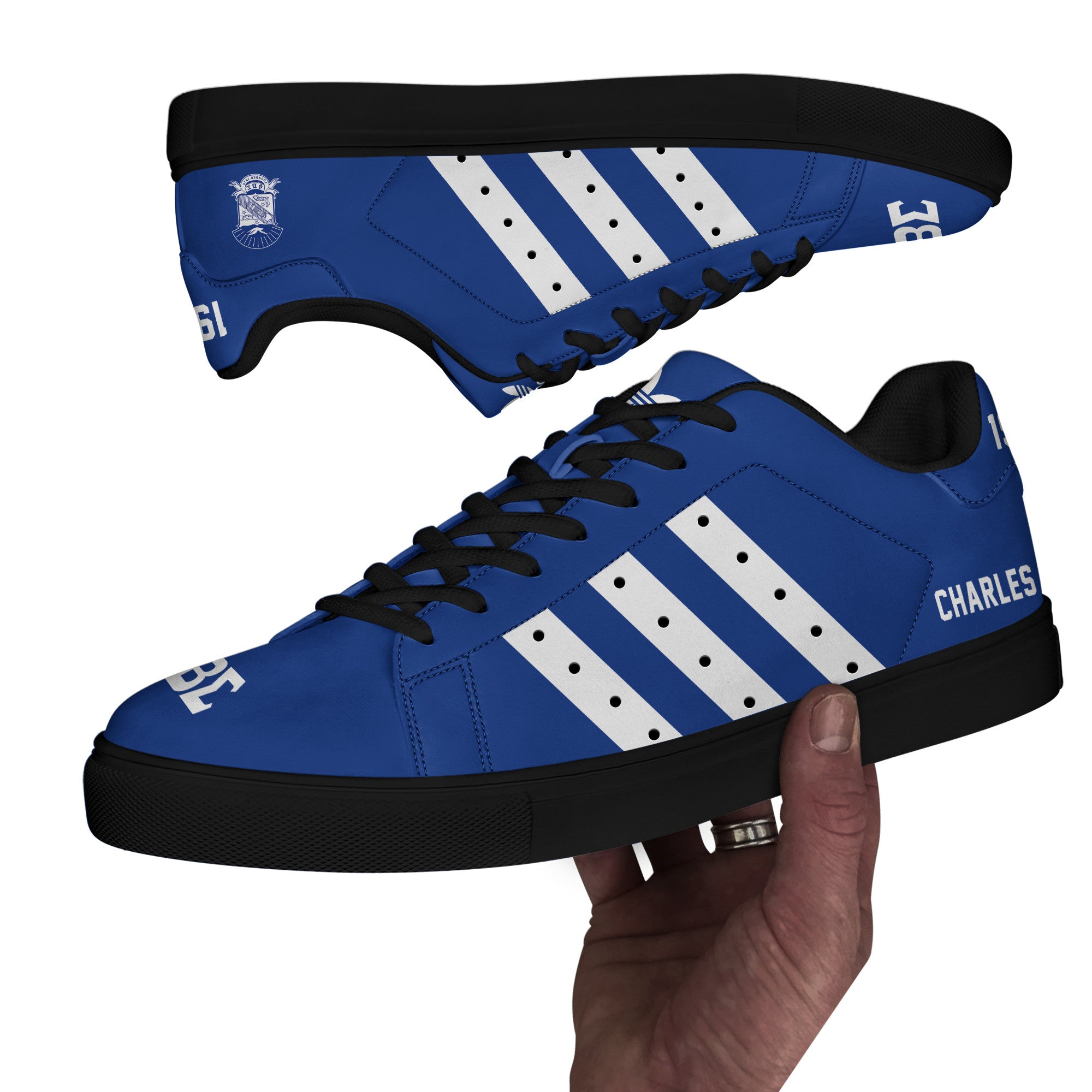 (Personalized) Phi Beta Sigma Fraternity Genuine Leather Shoes