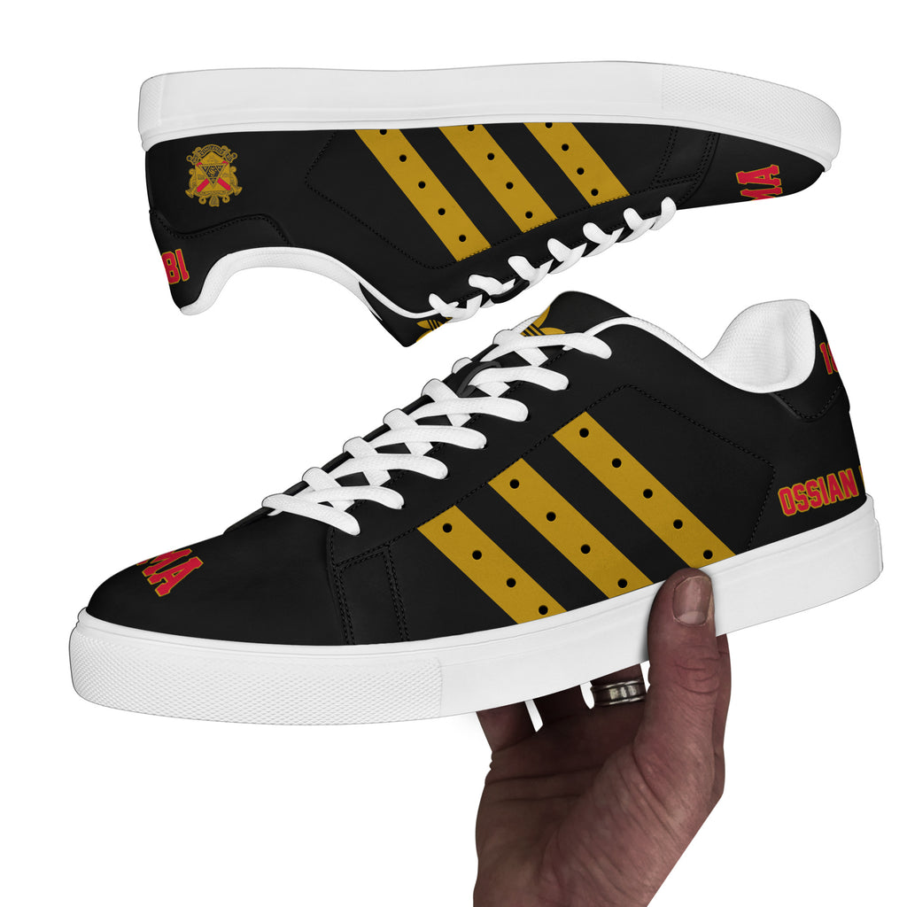 (Personalized) Phi Mu Alpha Sinfonia Genuine Leather Shoes
