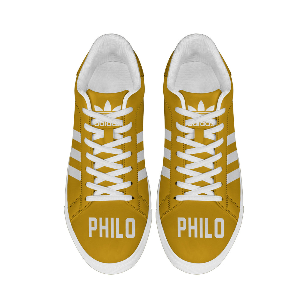 (Personalized) Philo Affiliate Sorority Genuine Leather Shoes