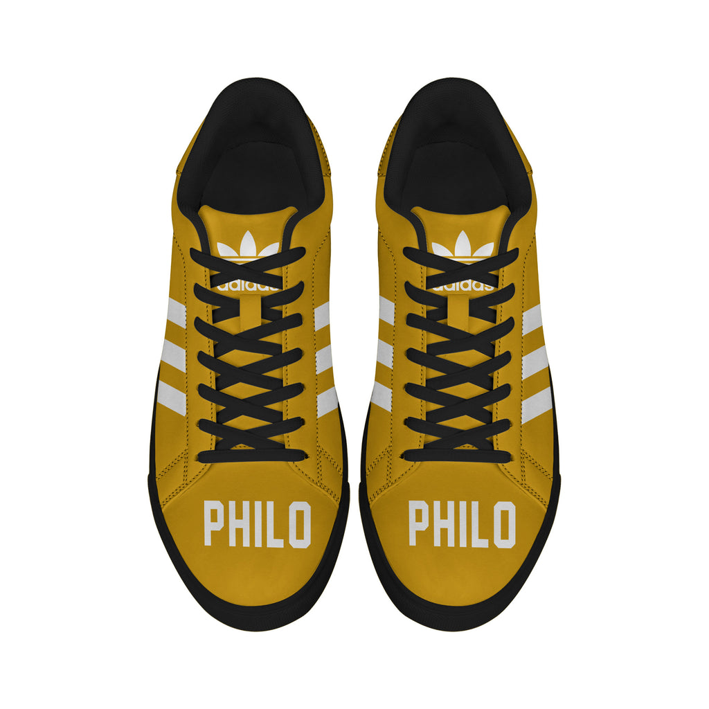 (Personalized) Philo Affiliate Sorority Genuine Leather Shoes