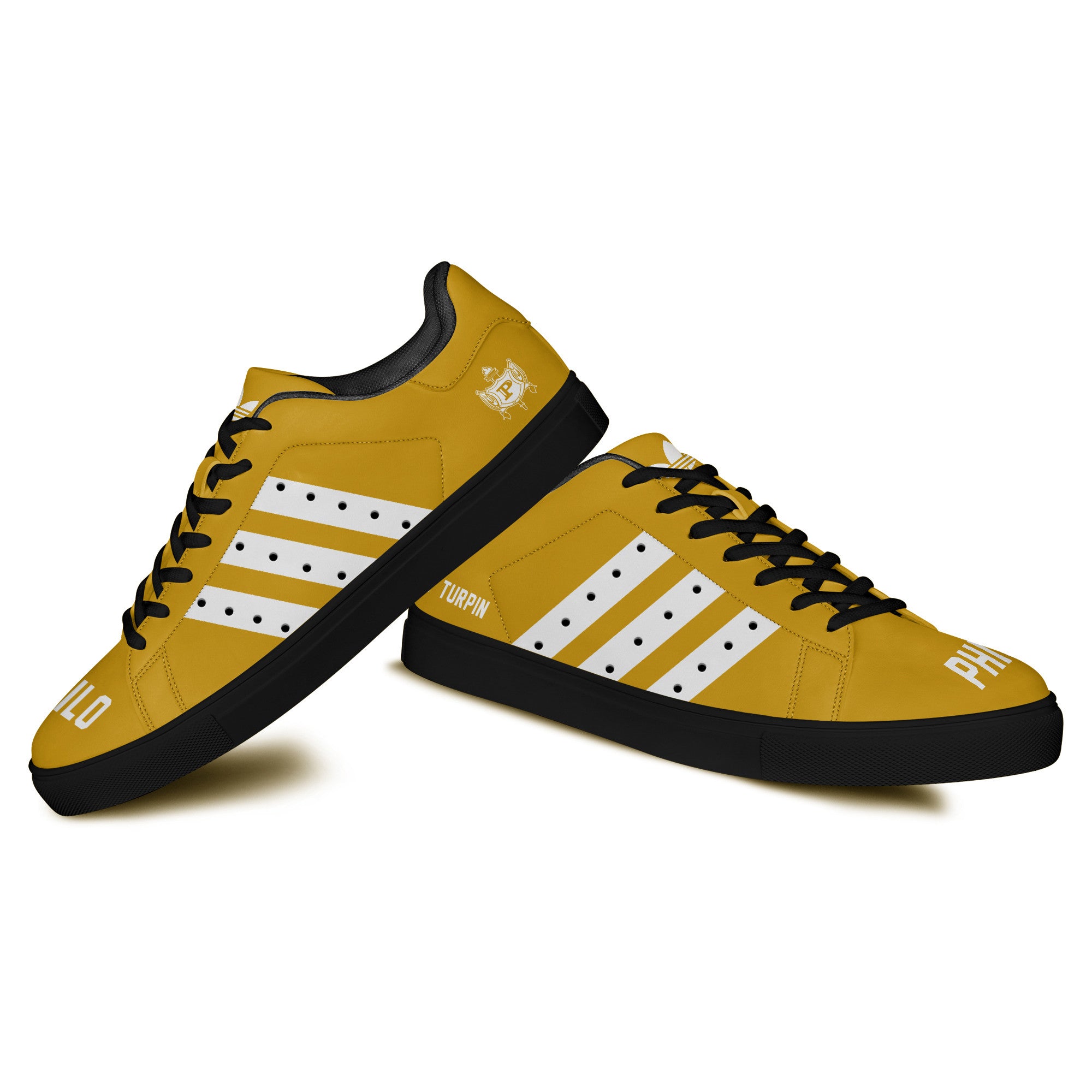 (Personalized) Philo Affiliate Sorority Genuine Leather Shoes
