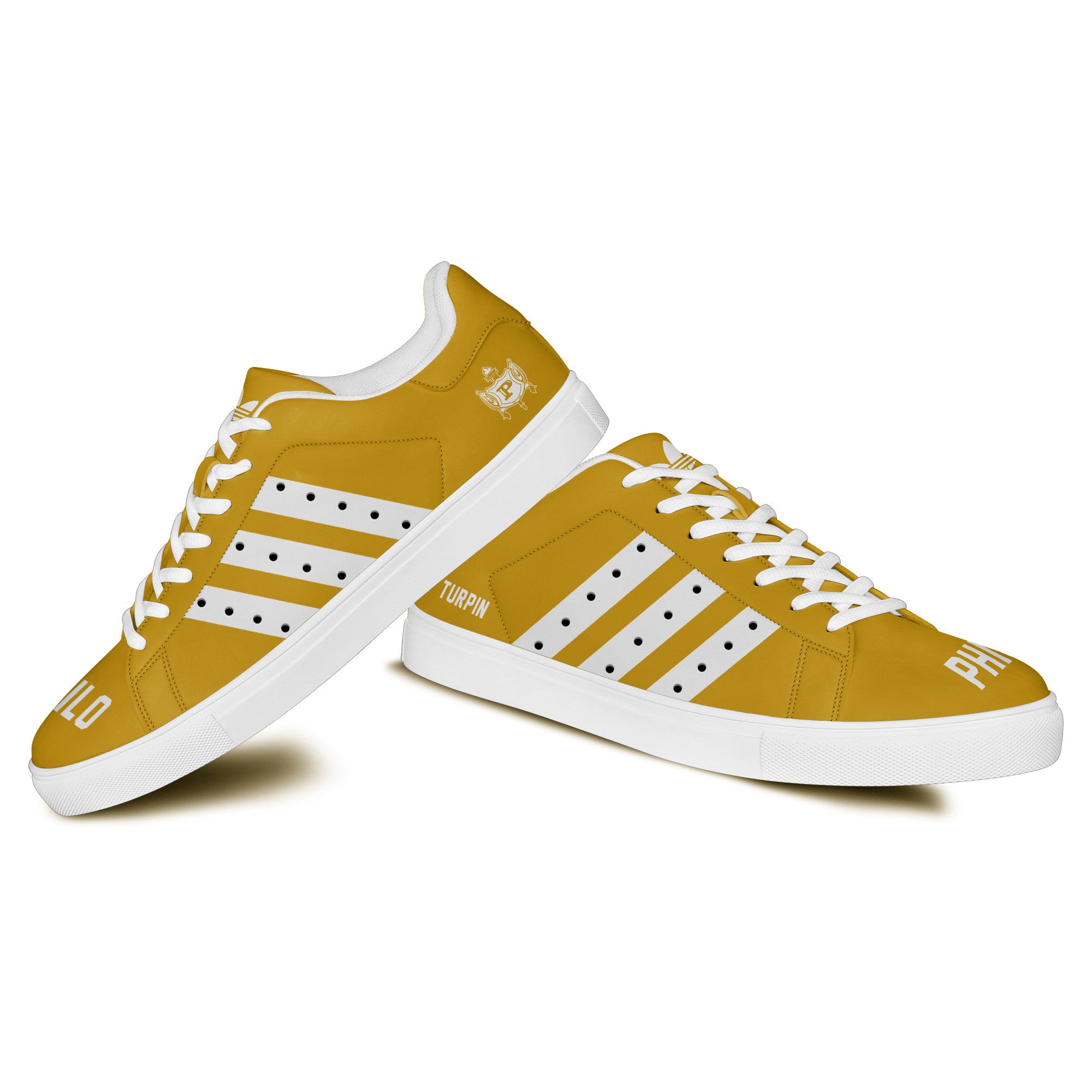 (Personalized) Philo Affiliate Sorority Genuine Leather Shoes