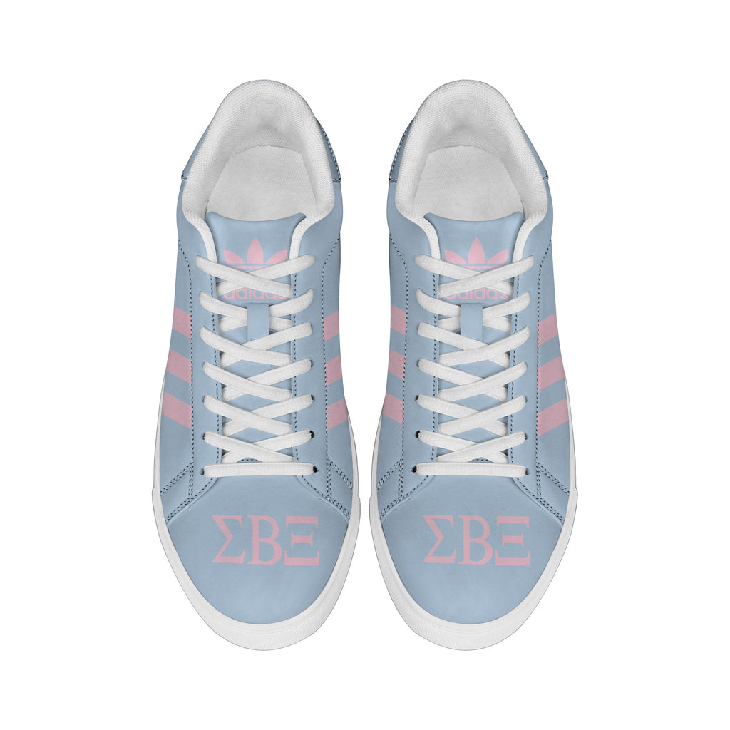 (Personalized) Sigma Beta Xi Sorority Genuine Leather Shoes