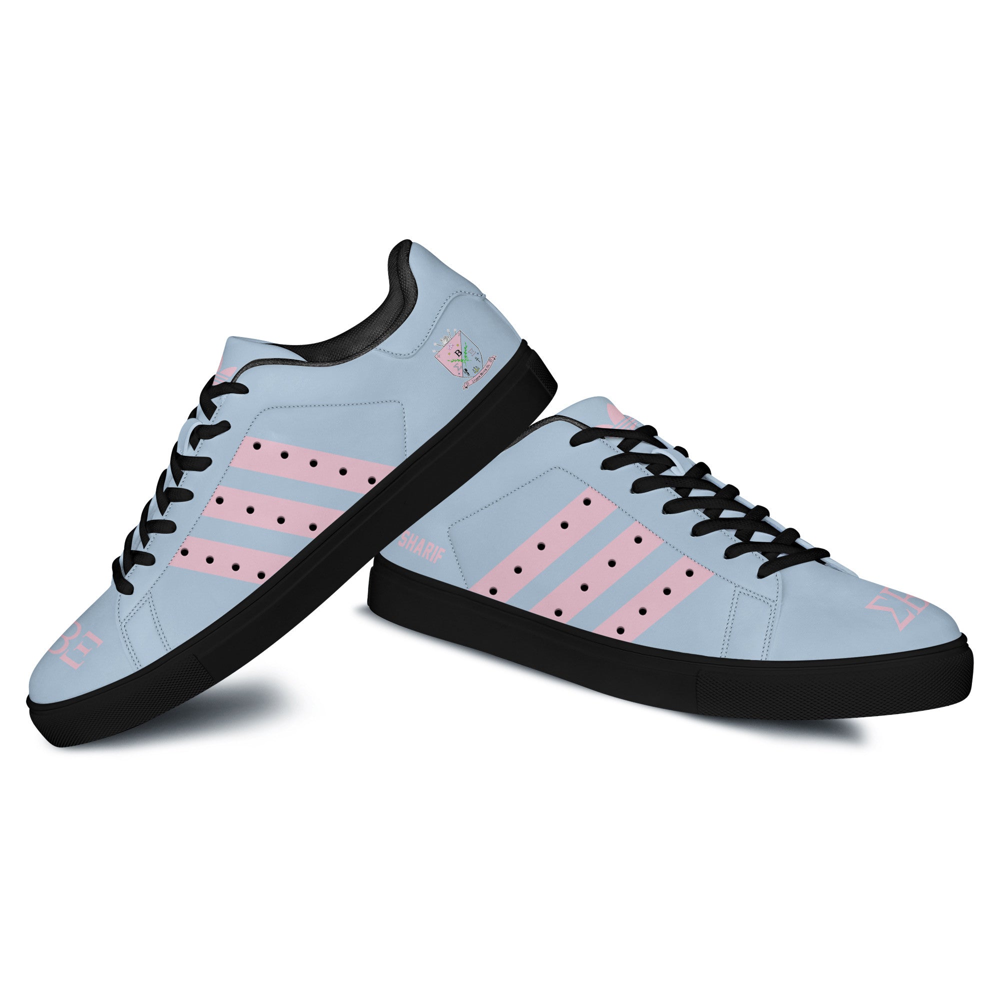(Personalized) Sigma Beta Xi Sorority Genuine Leather Shoes